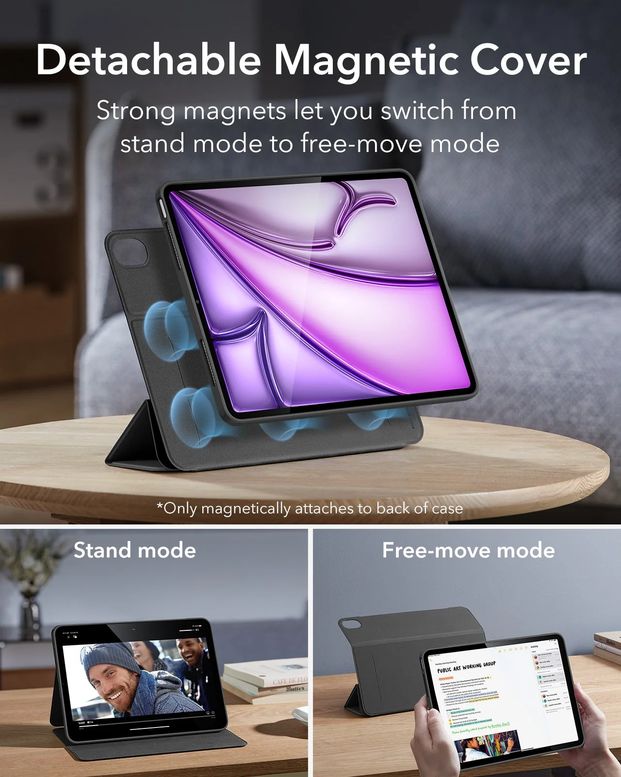 iPad Air 13ʺ (2024) Rebound Transformation Bundle - Navy Blue - Image 5