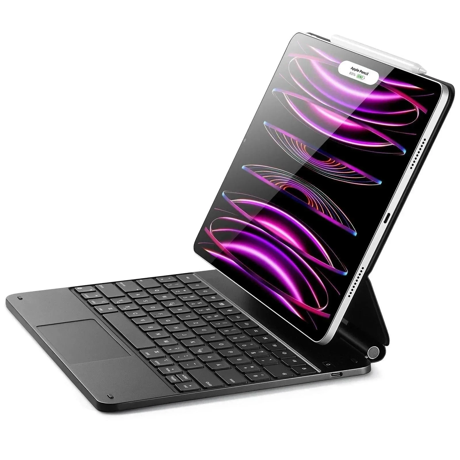 iPad Air 13″ (2025) Rebound Magnetic Keyboard Case - US Layout-Black - Image 9