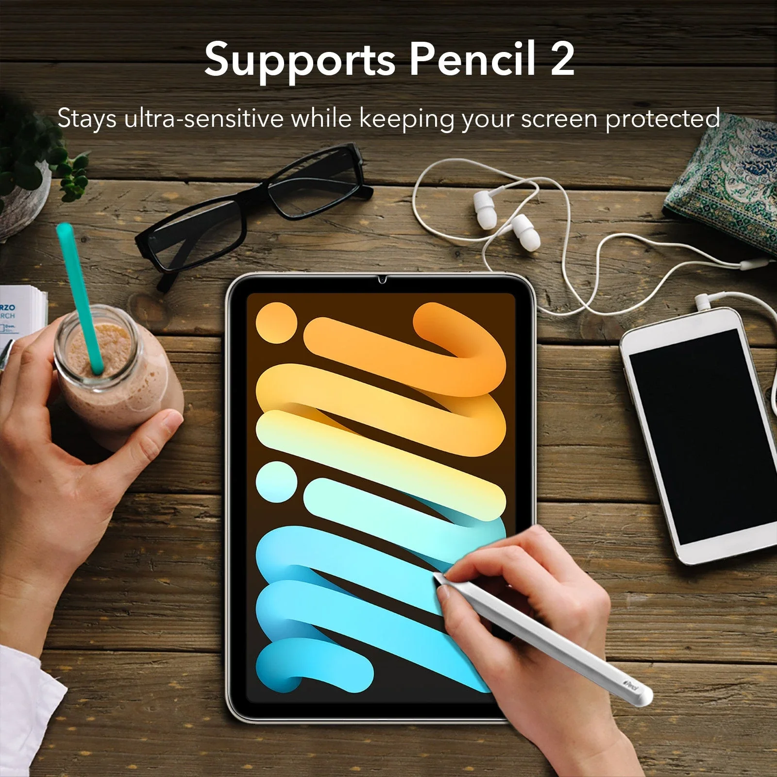 iPad mini 7/mini 6 Tempered-Glass Screen Protector - 2 Pack - Image 7