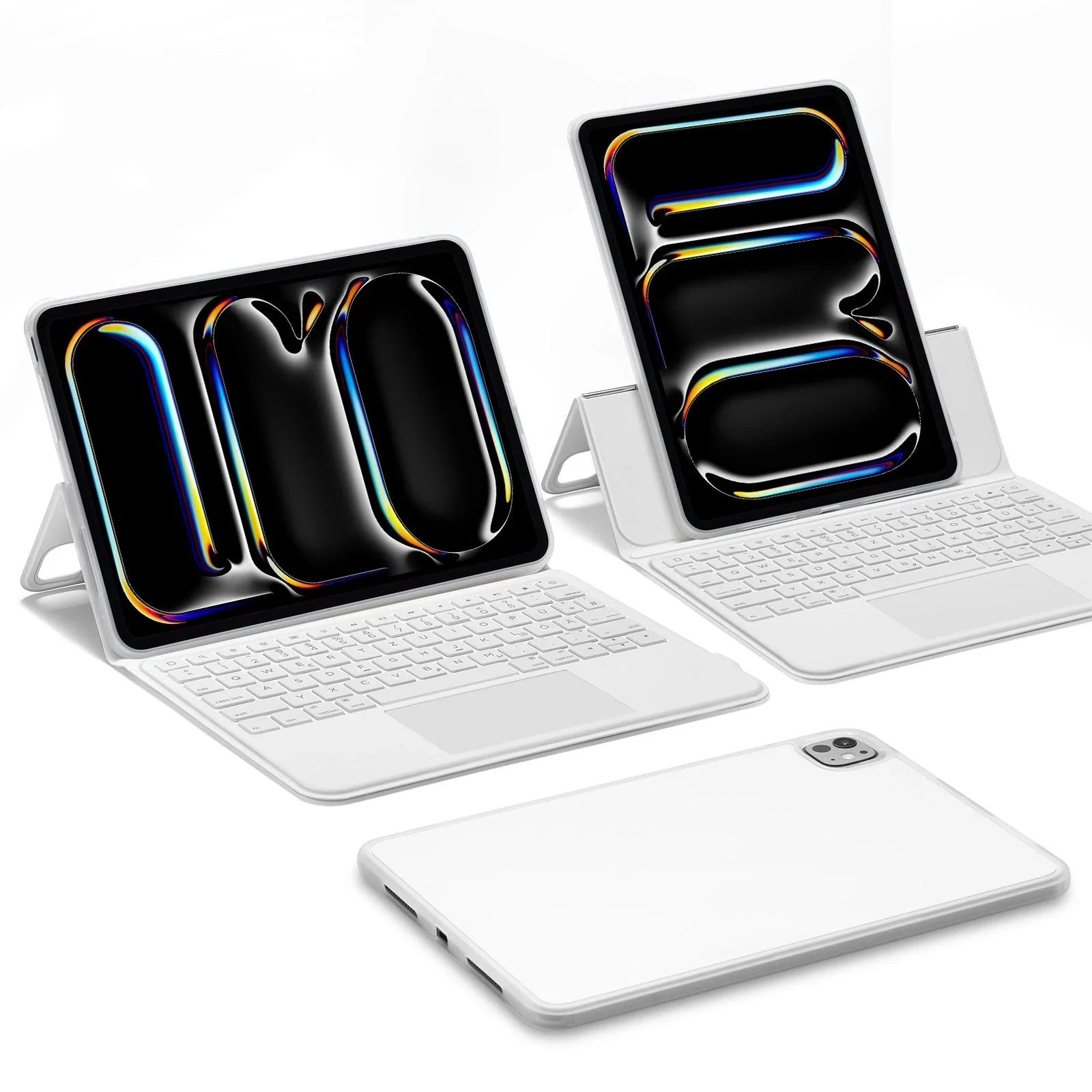 iPad Pro 11" (2024) Ascend Tastatur Hülle - DE Layout-Weiß - Image 3