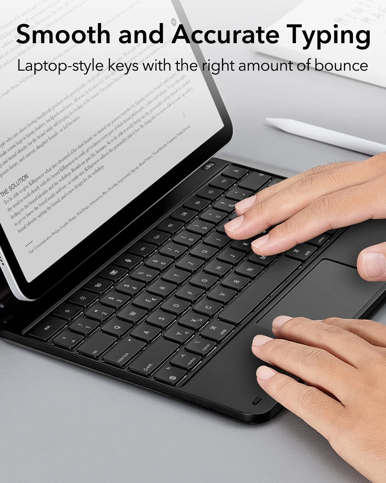 iPad Air 13 Zoll (2024) Rebound Magnetische Tastatur - DE Layout - Image 5