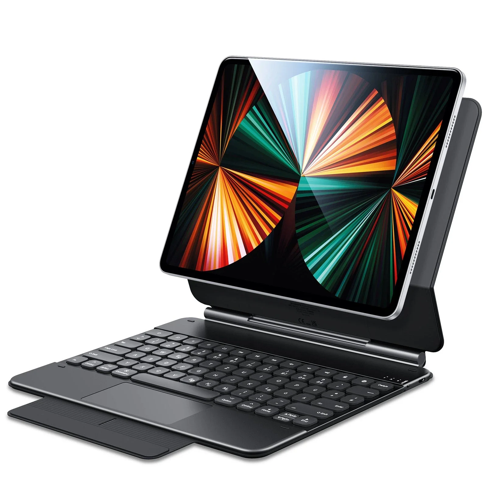 iPad Pro 12,9 Zoll (2022/2021/2020/2018) Rebound Magnetische Tastatur - DE Layout