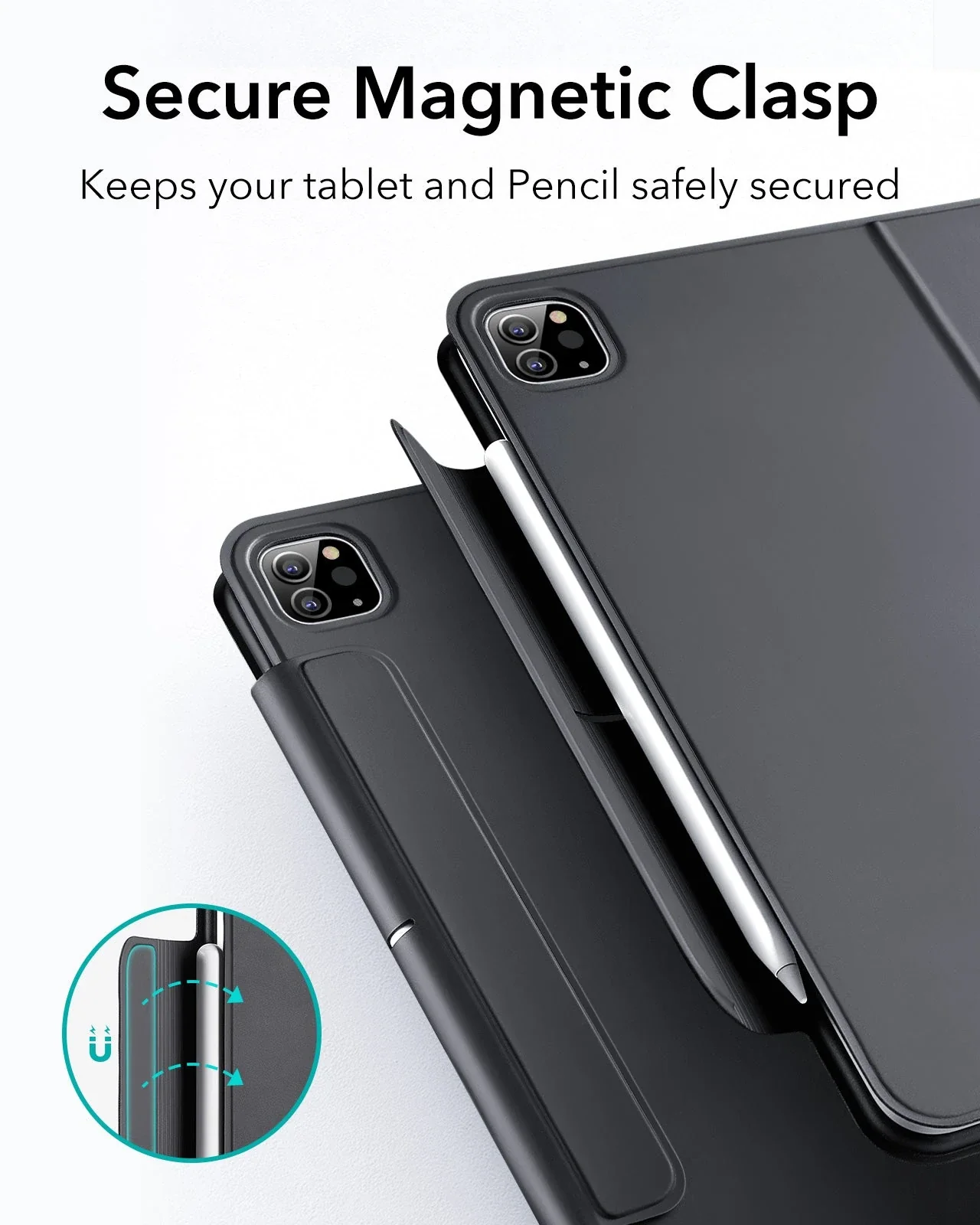 iPad Pro 12,9 Zoll (2022/2021/2020/2018) Rebound Magnetische Tastatur - DE Layout - Image 6