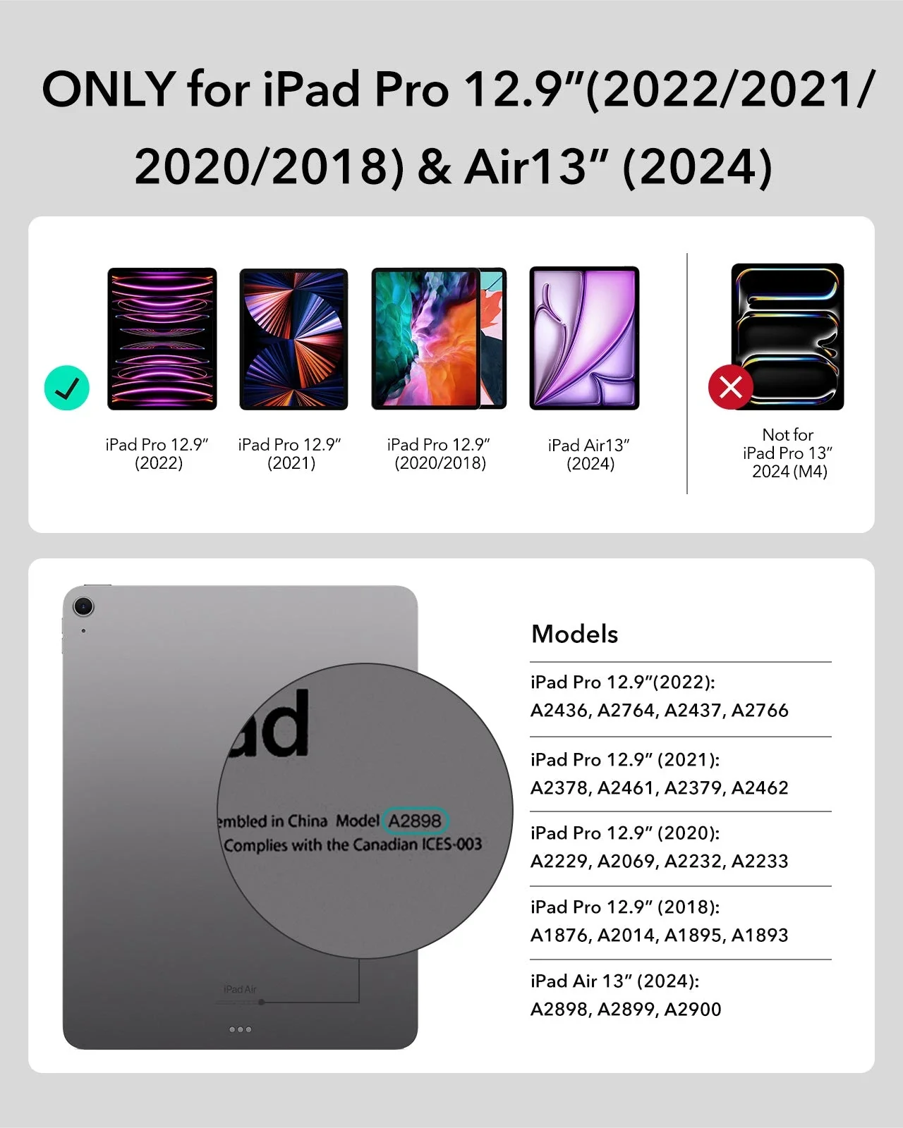 iPad Pro 12,9 Zoll (2022) Rebound Magnetische Tastatur - DE Layout - Image 2
