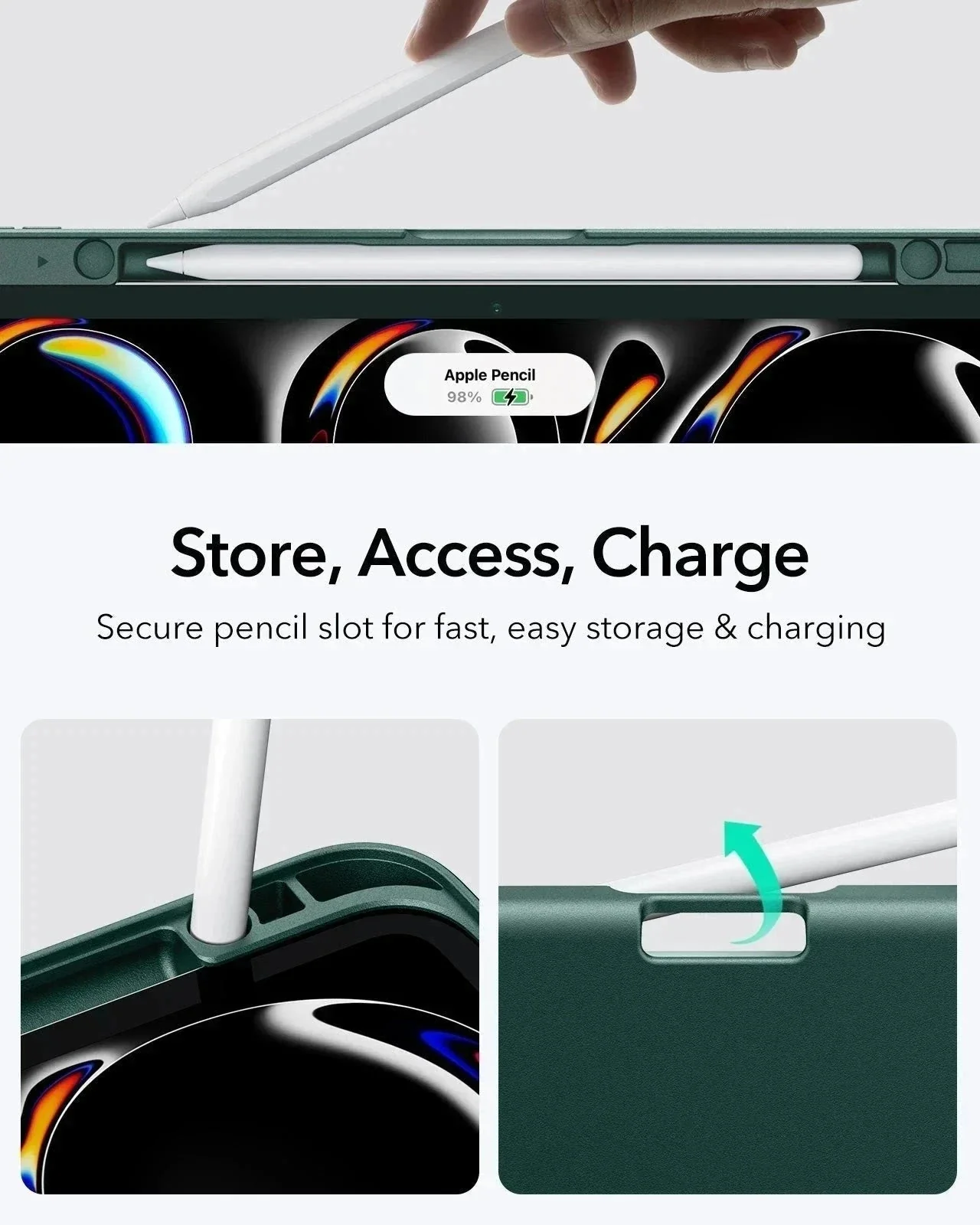 iPad Pro 13ʺ (2025) Flip Transformation Bundle - Green - Image 5