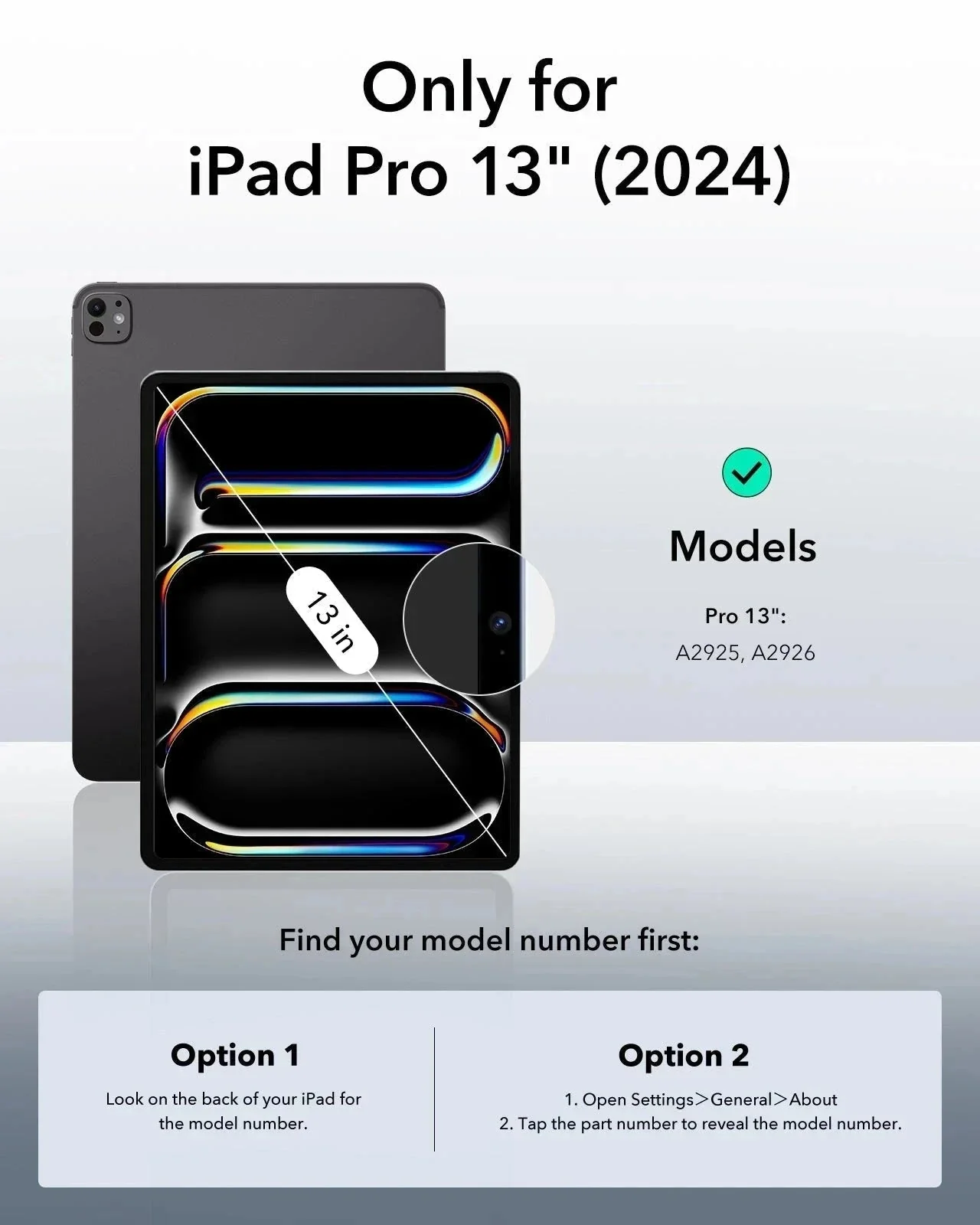 iPad Pro 13ʺ (2024) Rebound Magnetic Case - Black - Image 2