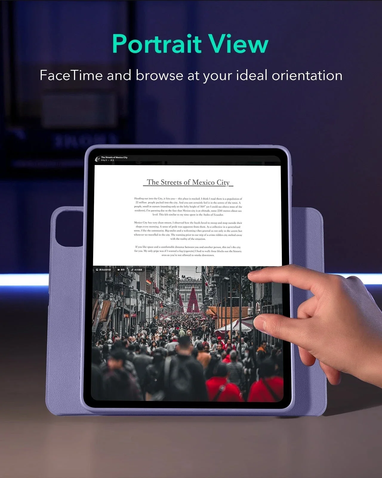 iPad Pro 13ʺ (2025) Shift Magnetic Case - Purple - Image 5