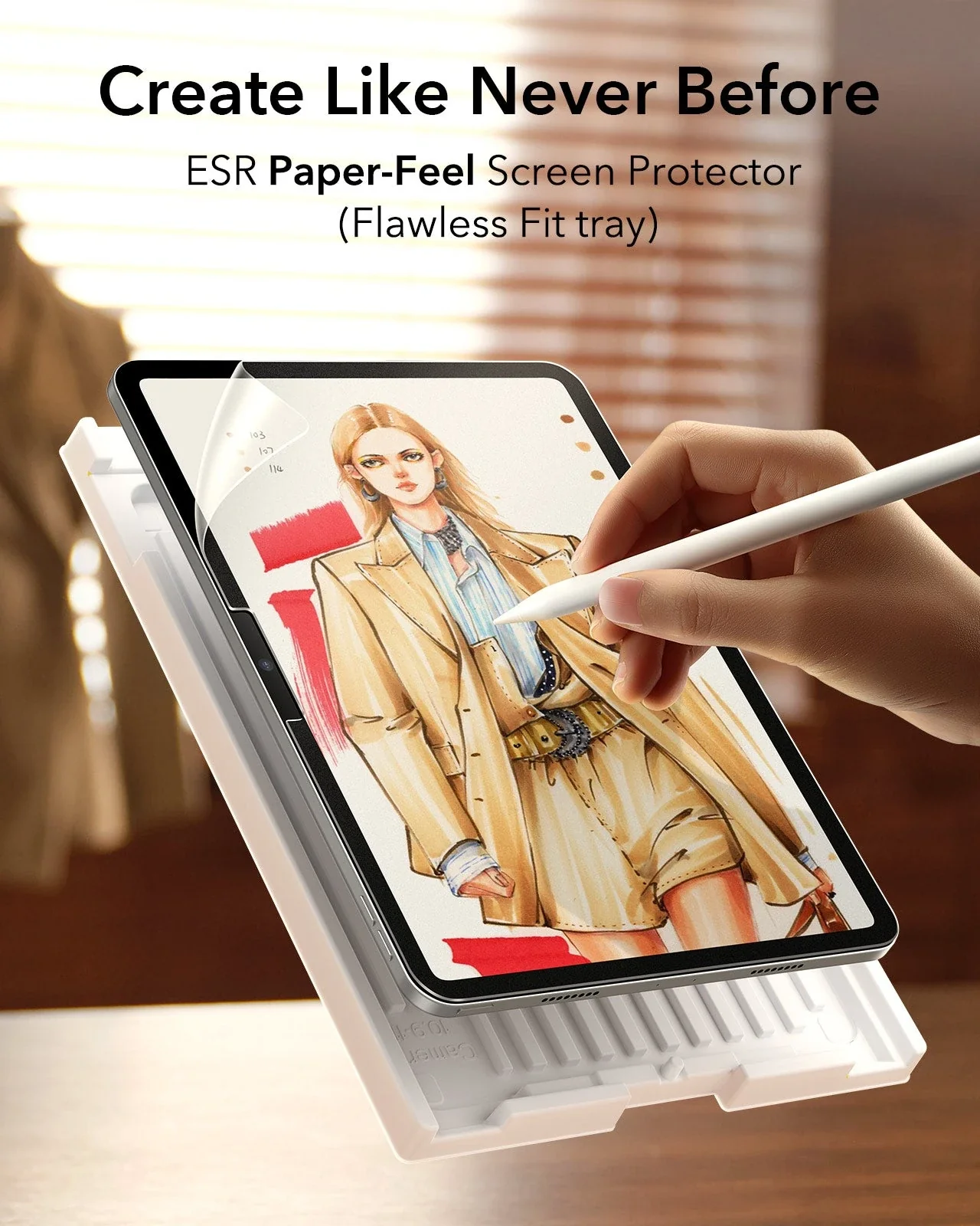 iPad Pro 13" (2025) Paper-Feel Screen Protector - 2 Pack - Image 3