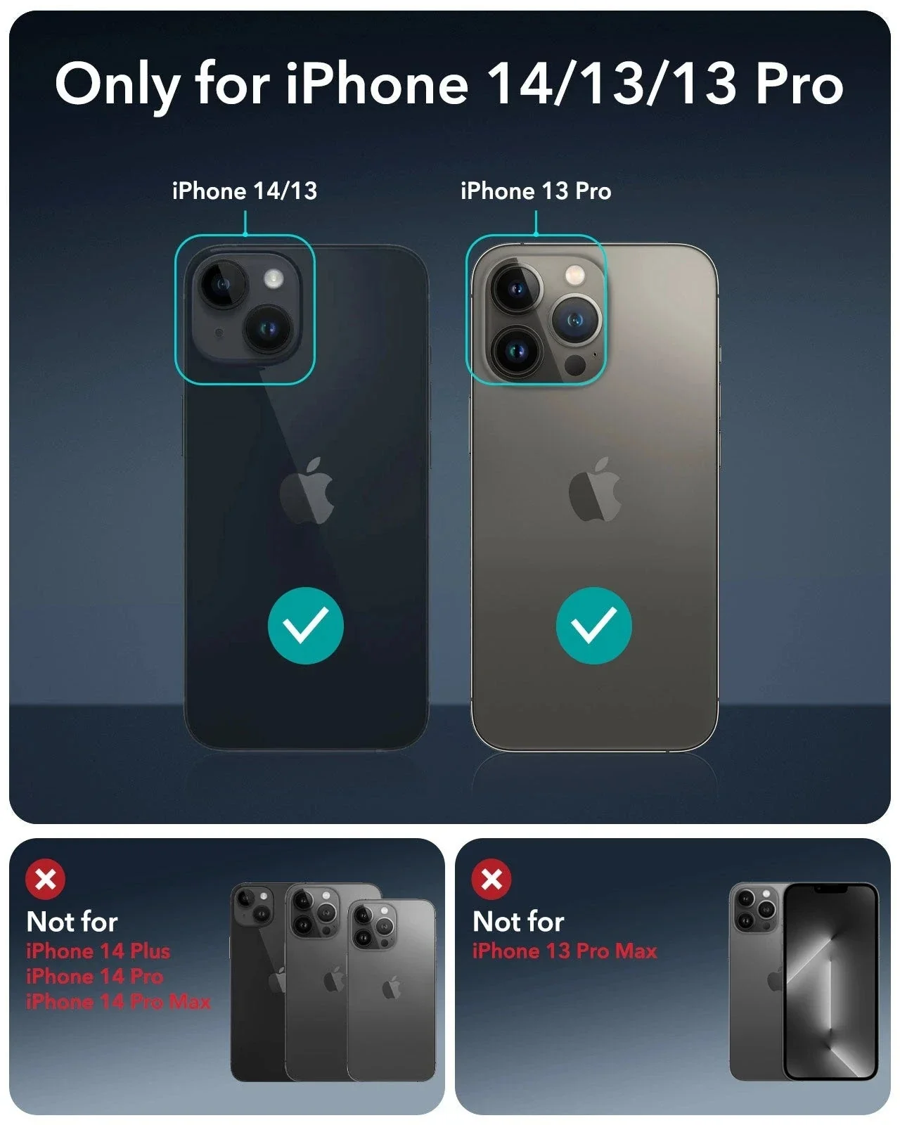 iPhone 14/13/13 Pro UltraFit Armorite Privacy Screen Protector - 3 Pack - Image 2