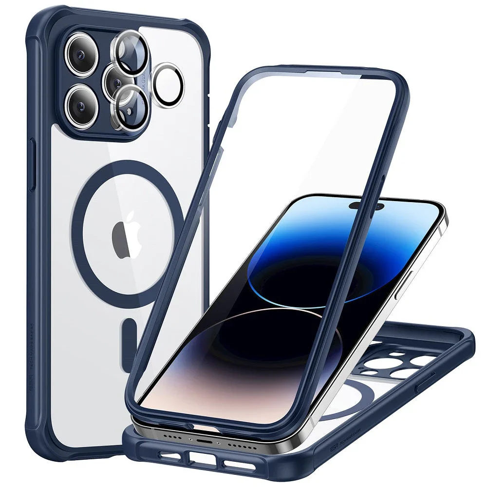 iPhone 14 Pro Max Armor Tough Case (HaloLock) - Clear Blue