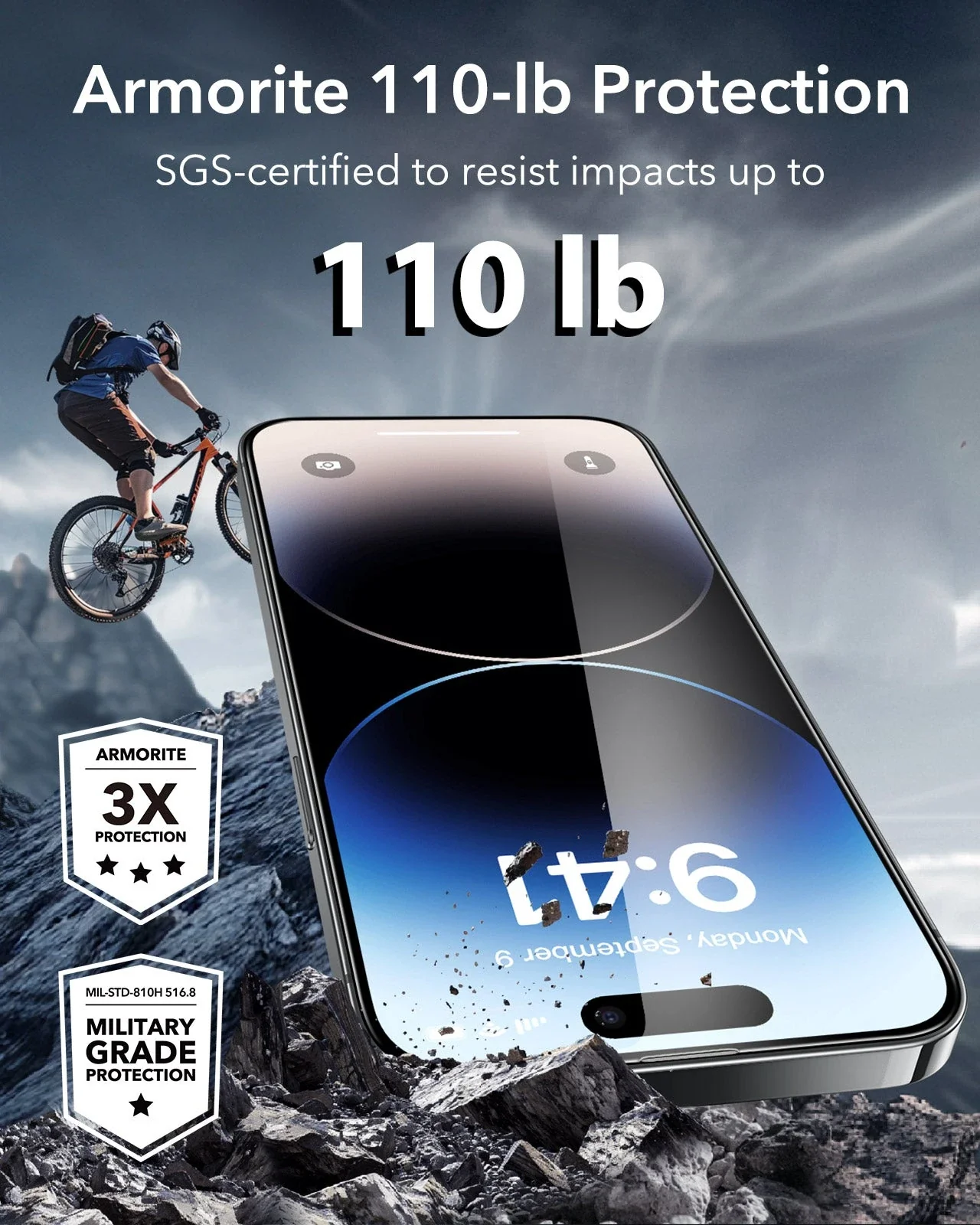 iPhone 14 Pro Max UltraFit Armorite Screen Protector - 3 Pack - Image 5