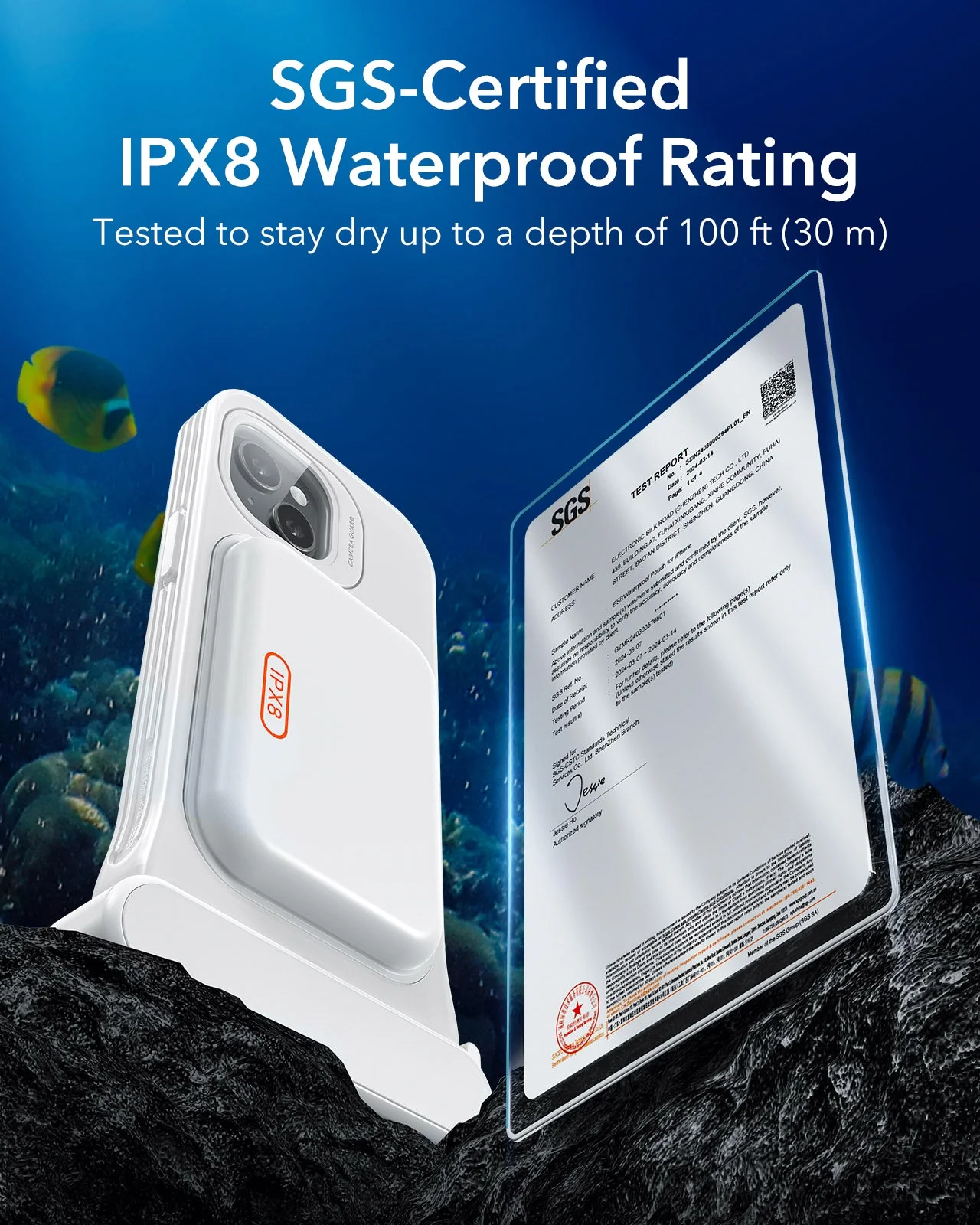 iPhone 15/14/13 Waterproof Phone Pouch Pro - Purple - 1 Pack - Image 7