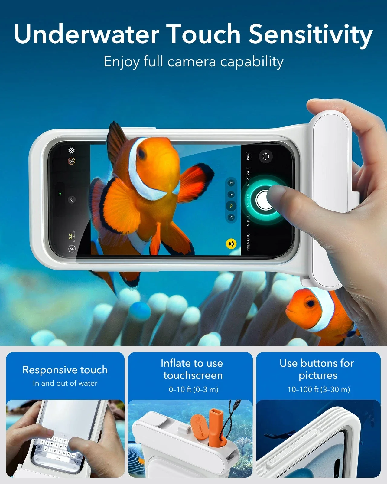 iPhone 15/14/13 Waterproof Phone Pouch Pro - Titanium - 1 Pack - Image 5