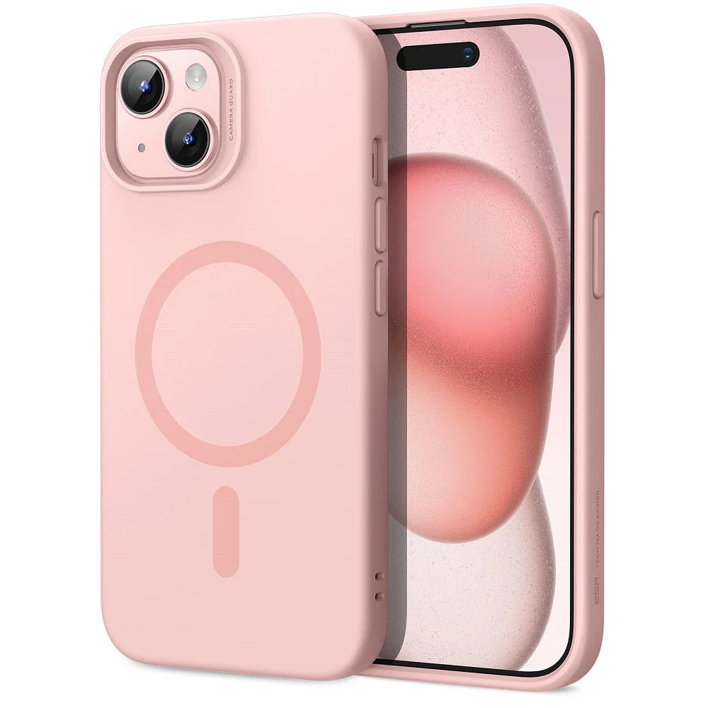 iPhone 15 Cloud Soft Case (HaloLock) - Pink