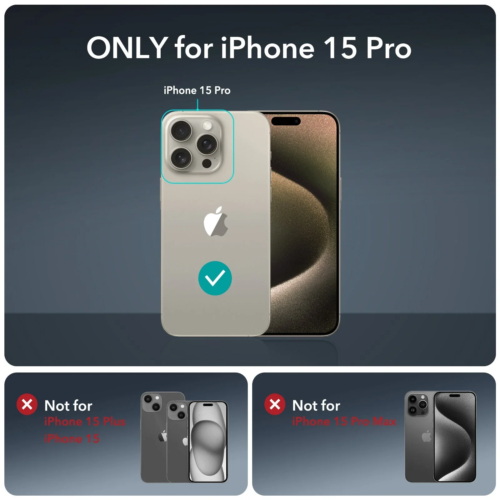 iPhone 15 Pro Armor Tough Case (HaloLock) - Clear Grey - Image 8