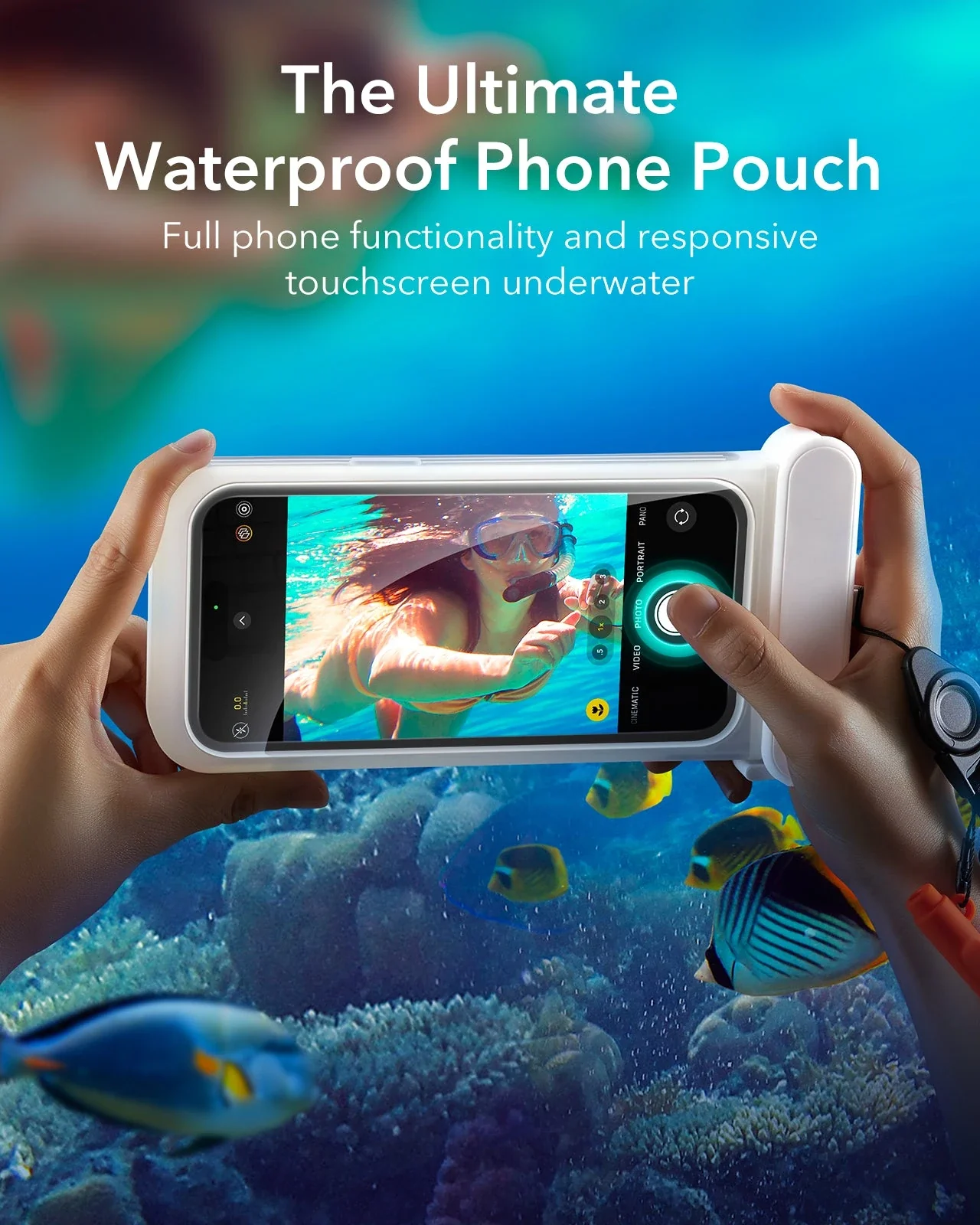 iPhone 15 Pro Max/14 Pro Max Waterproof Phone Pouch Pro - Black - Image 3