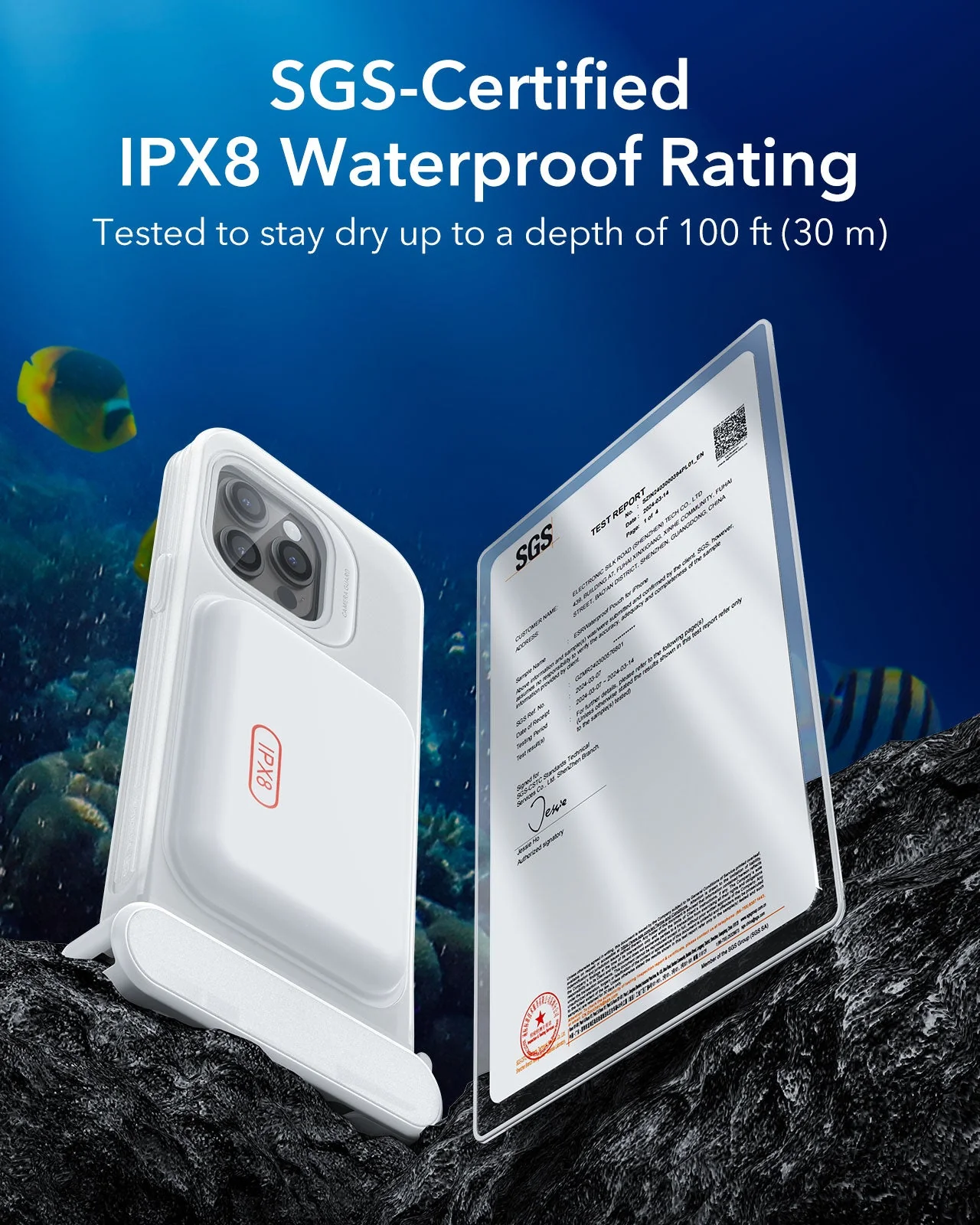 iPhone 15 Pro Max/14 Pro Max Waterproof Phone Pouch Pro - Purple - Image 7