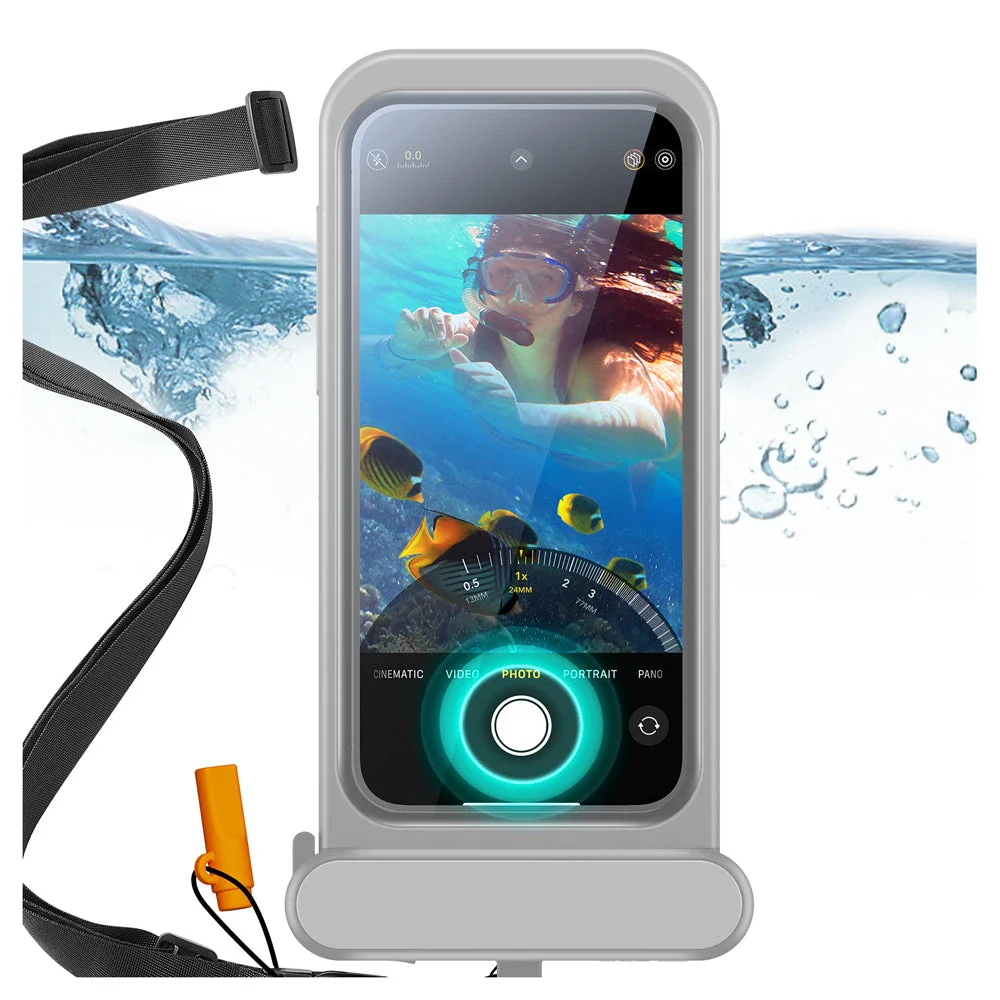 iPhone 15 Pro Max/14 Pro Max Waterproof Phone Pouch Pro - Titanium