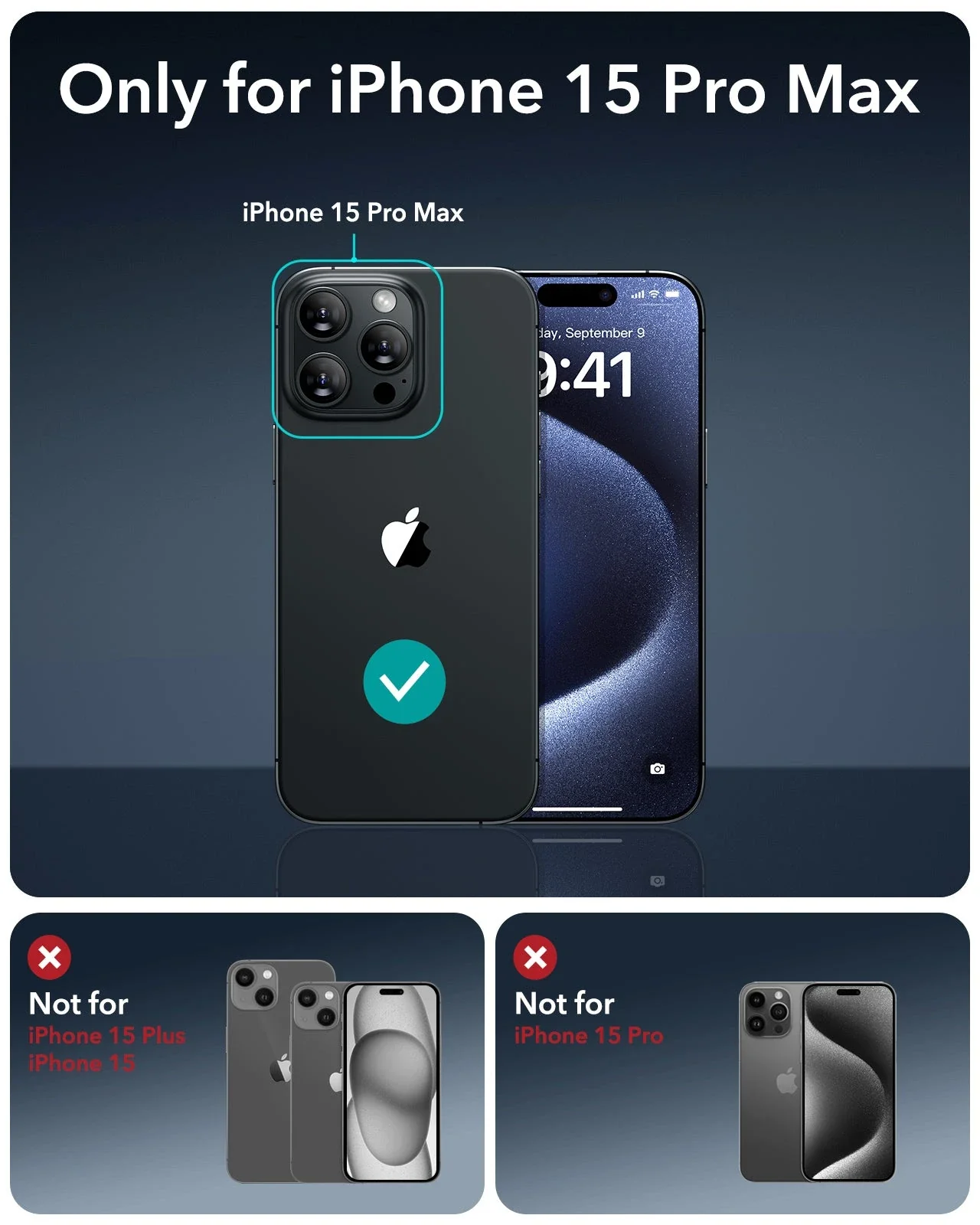 iPhone 15 Pro Max UltraFit Armorite Privacy Screen Protector - 3 Pack - Image 10