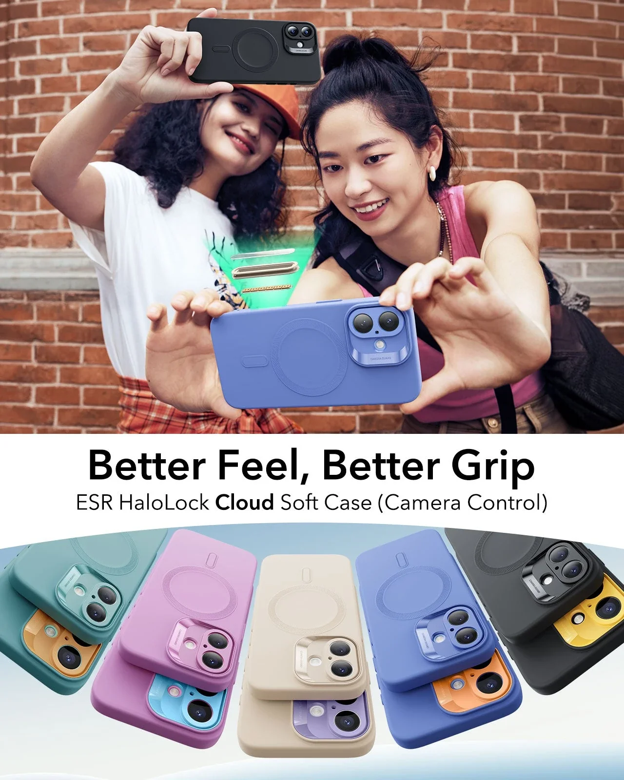 iPhone 16 Cloud Soft Magnetic Case (Camera Control) - Ultramarine - Image 2