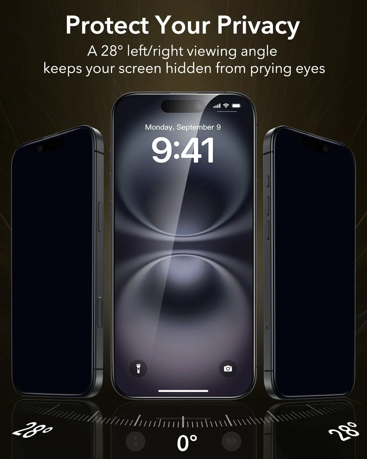 iPhone 16 / 15 UltraFit Armorite®️ Pro Privacy Screen Protector - 3 Pack - Image 3