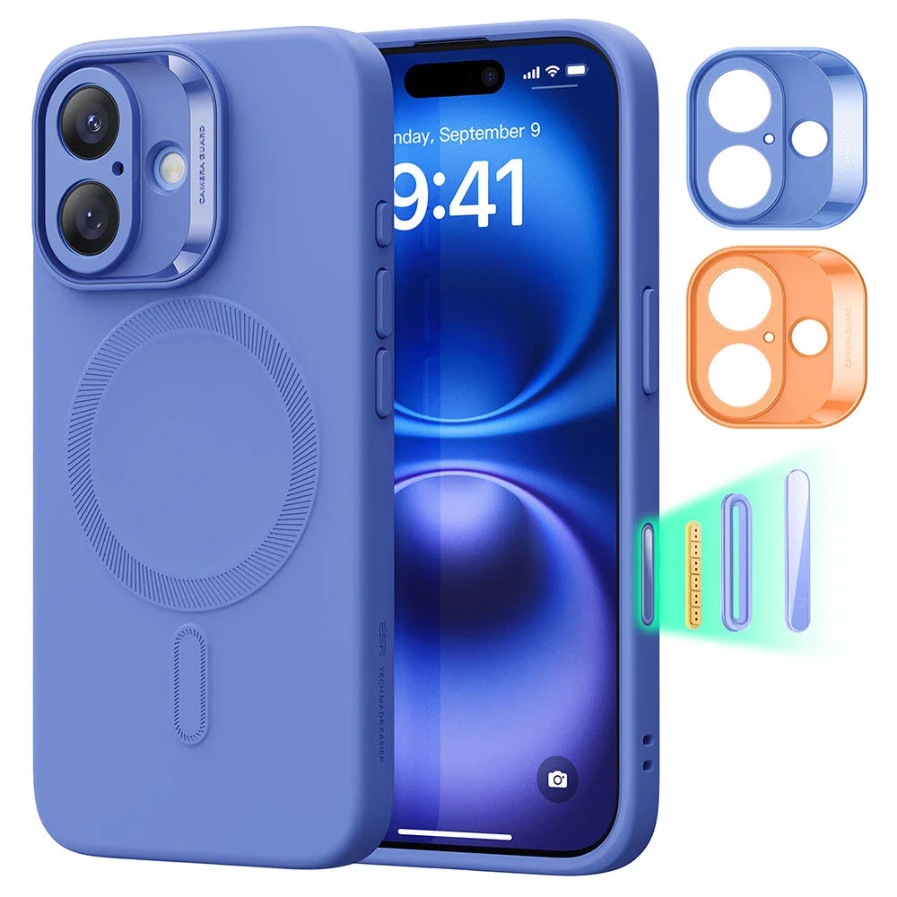 iPhone 16 Plus Cloud Soft Magnetic Case (Camera Control) - Ultramarine