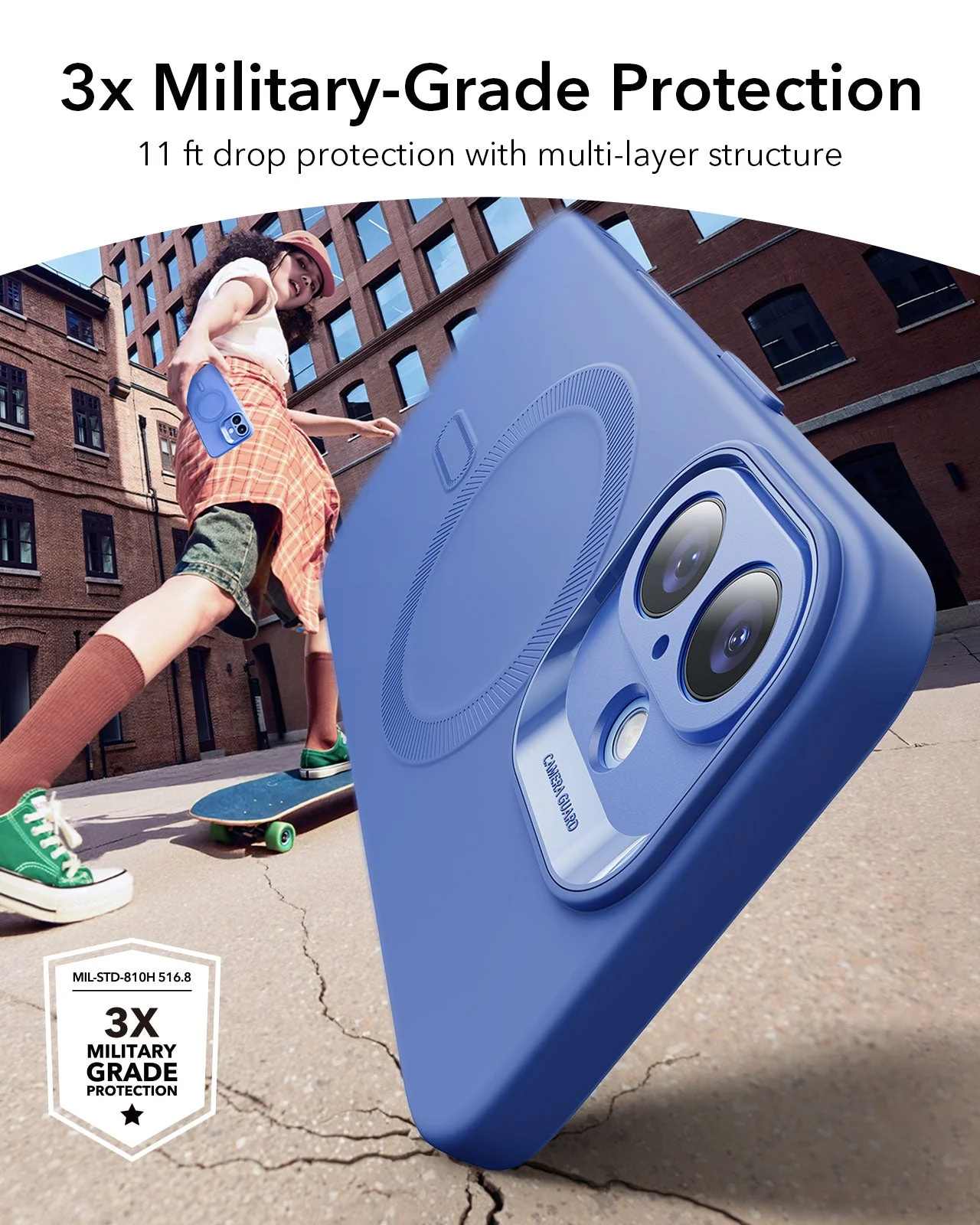 iPhone 16 Plus Cloud Soft Magnetic Case (Camera Control) - Ultramarine - Image 4