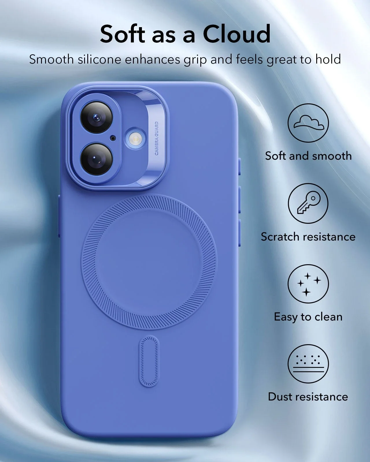 iPhone 16 Plus Cloud Soft Magnetic Case (Camera Control) - Ultramarine - Image 5