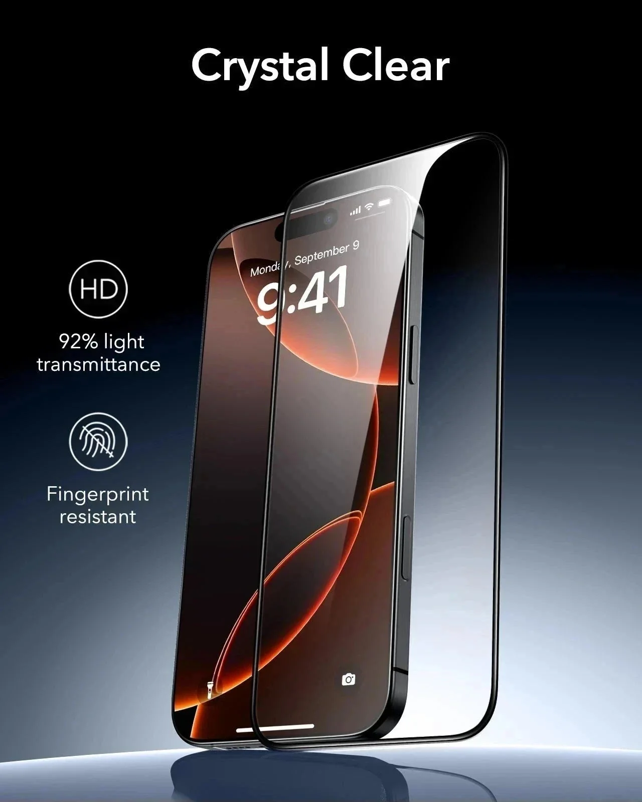 iPhone 16 Pro Classic Hybrid Magnetic Case (Camera Control) & Screen Protection Bundle - Clear - Image 14