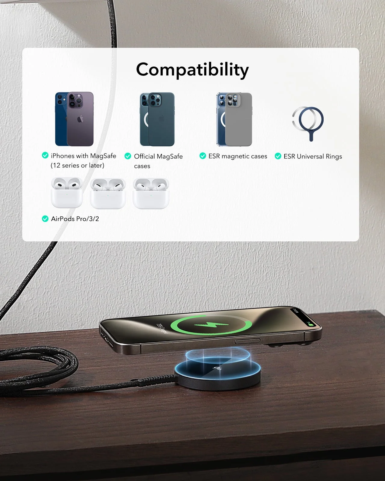 iPhone 16 Pro Wireless Charging Bundle - Clear - Image 8