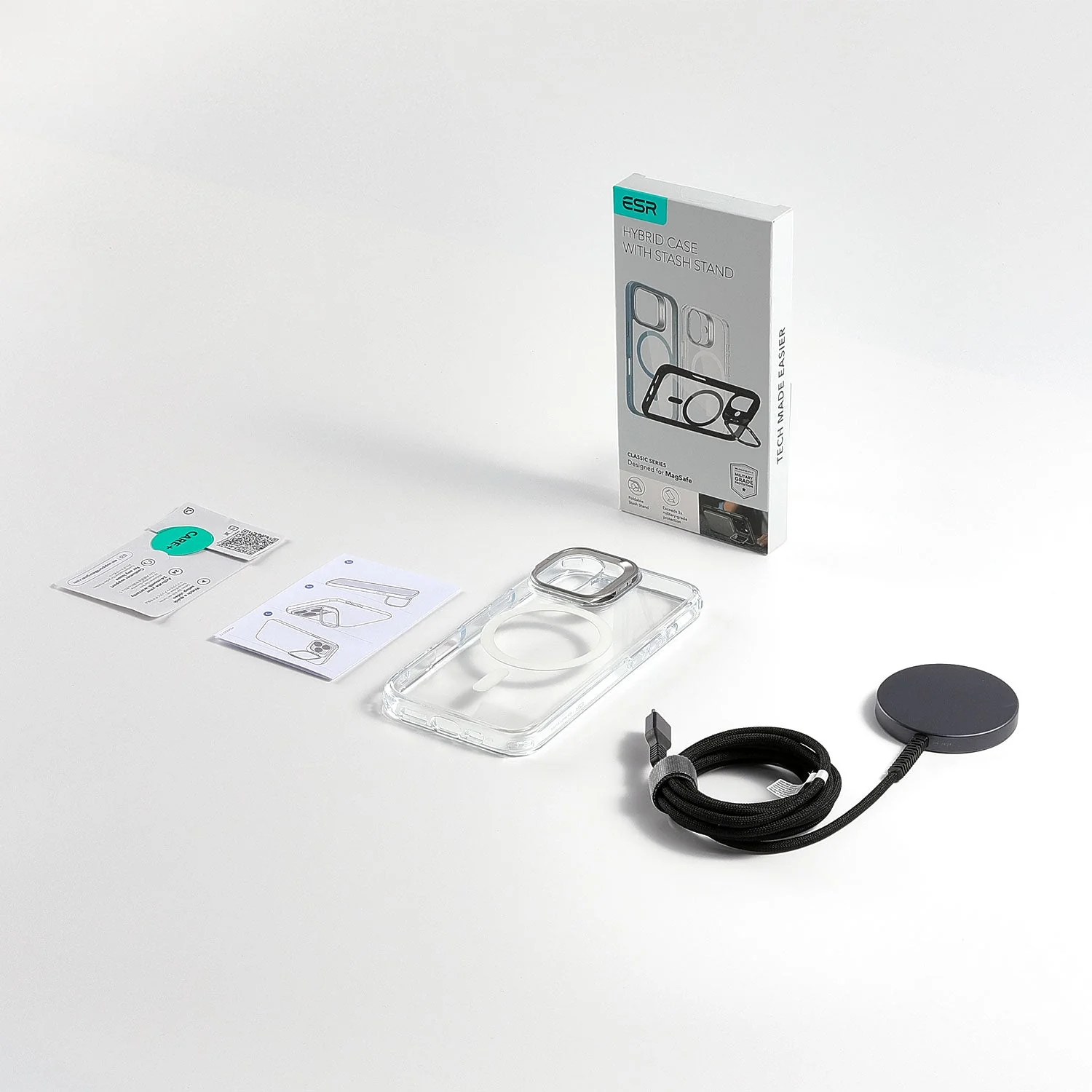 iPhone 16 Pro Wireless Charging Bundle - Clear - Image 9