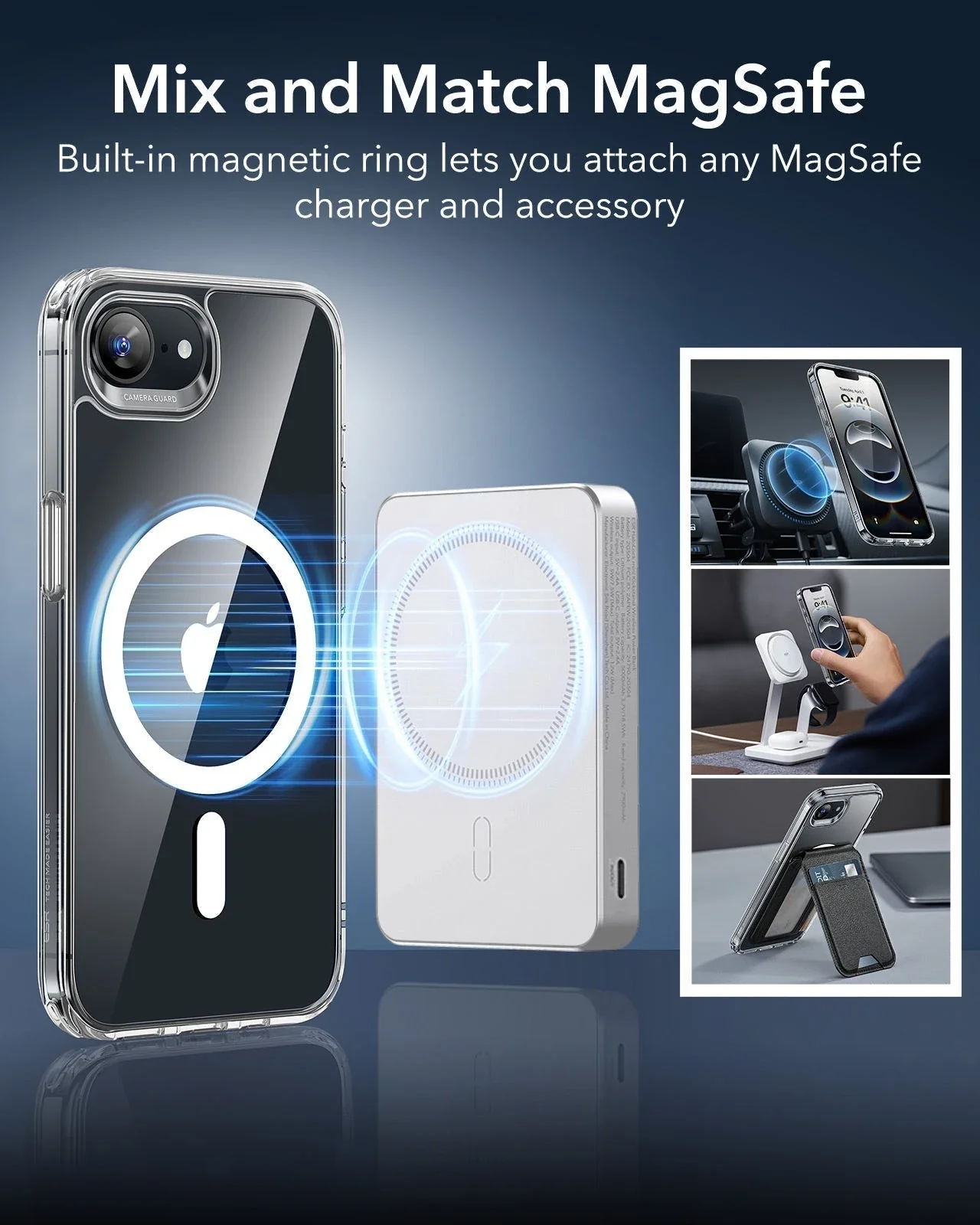 iPhone 16e HaloLock Classic Hybrid Case - Frosted Red - Image 6