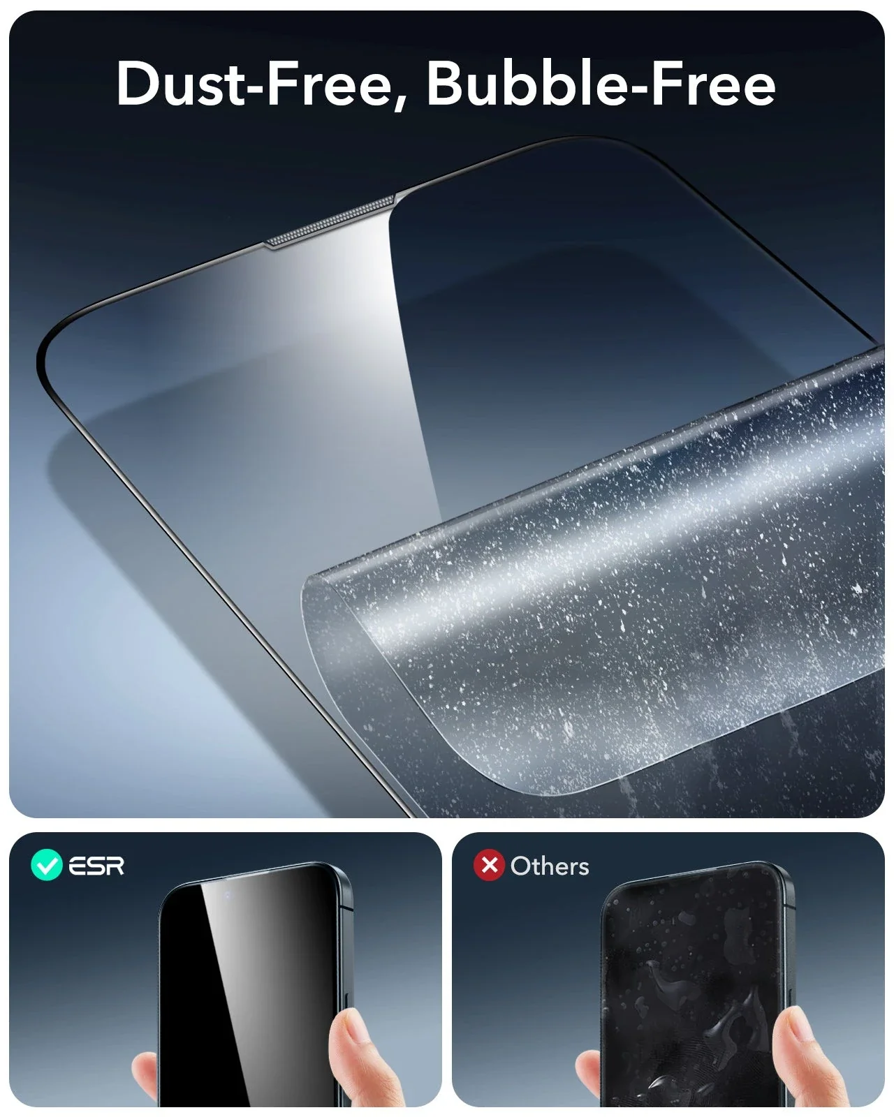 iPhone 16e HaloLock Classic Hybrid Case Protection Bundle - Clear - Image 13