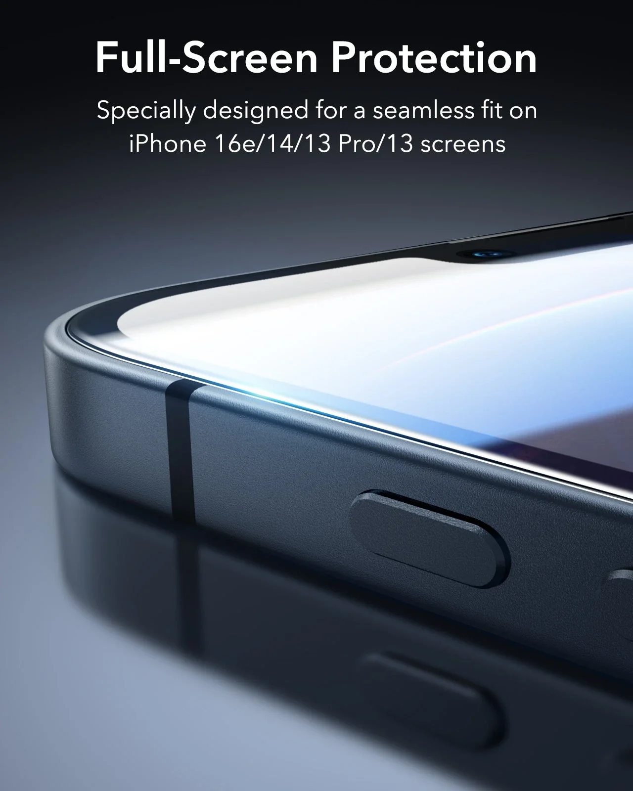 iPhone 16e HaloLock Classic Hybrid Case Protection Bundle - Clear - Image 14