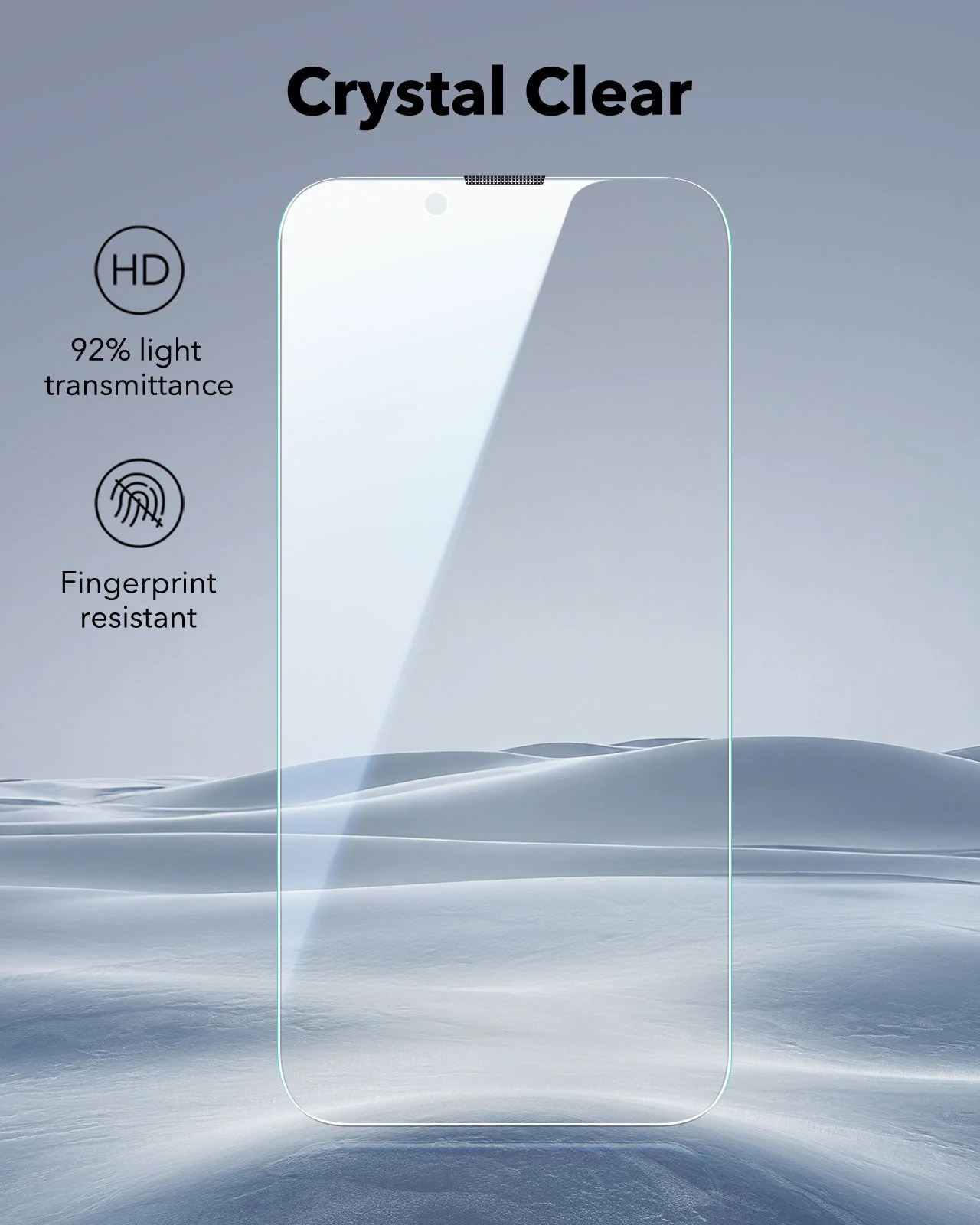 iPhone 16e/14/13 Pro/13 UltraFit Classic Privacy Screen Protector - 3 Pack - Image 9