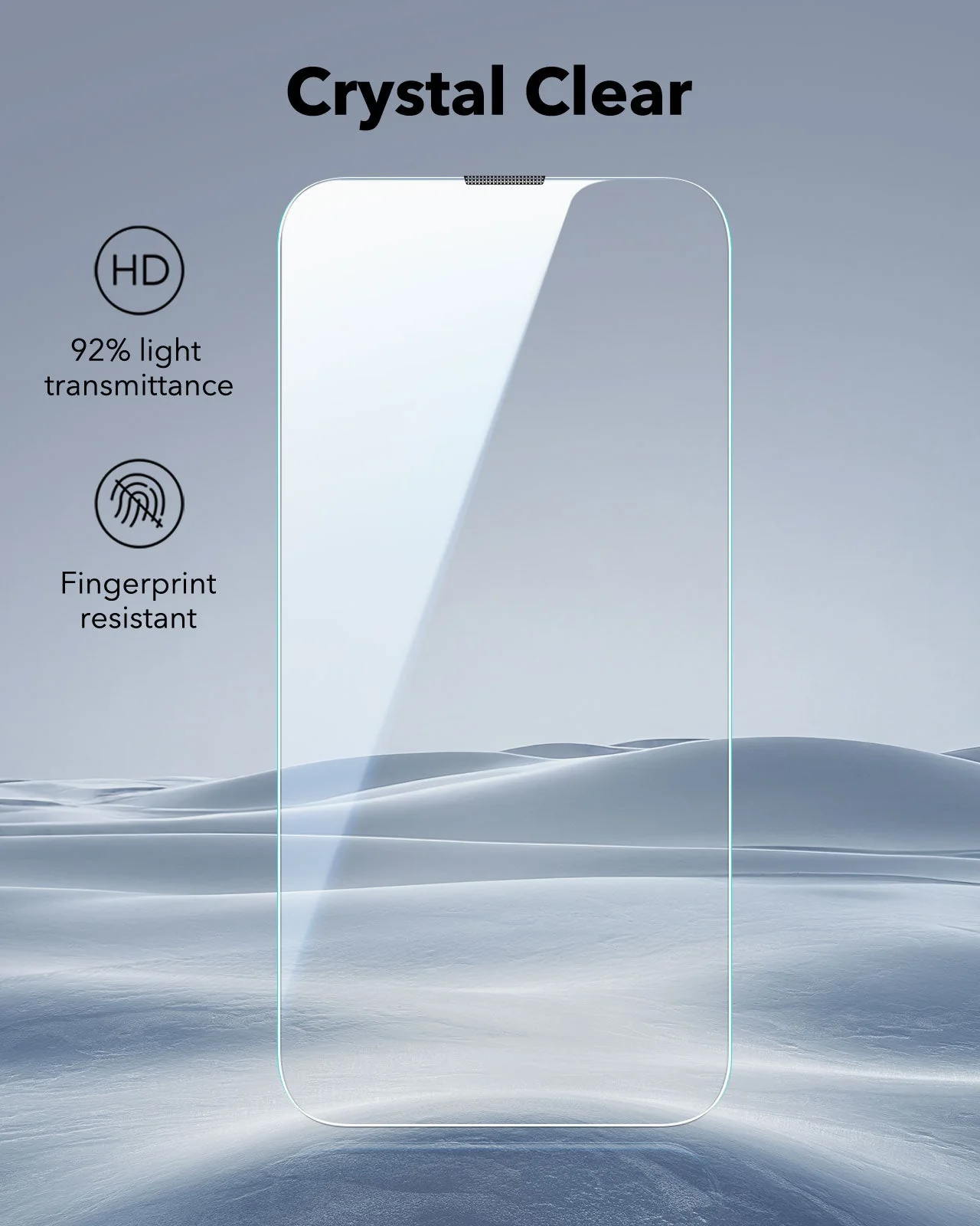 iPhone 16e/14/13 Pro/13 UltraFit Classic Screen Protector - 3 Pack - Image 8