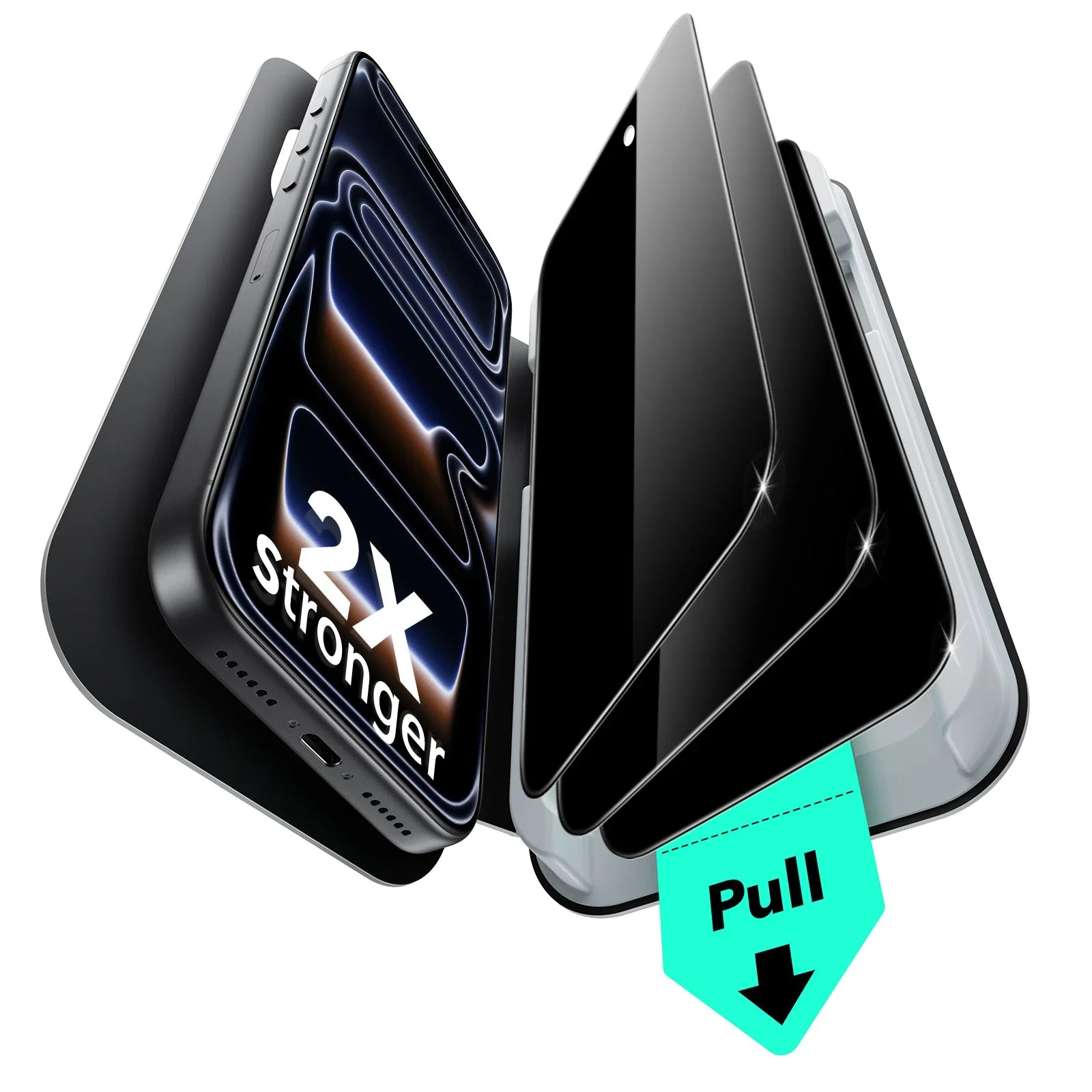iPhone 17 Pro UltraFit Classic Privacy Screen Protector - 3 Pack