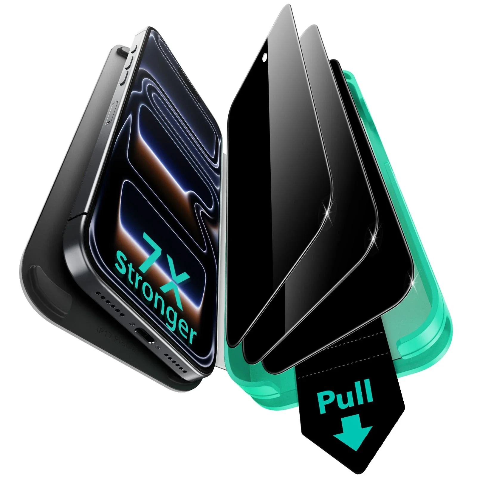 iPhone 17 Pro UltraFit Armorite®️ Privacy Screen Protector - 3 Pack