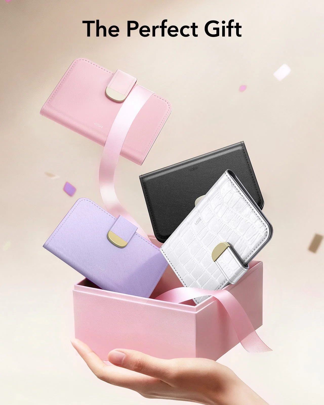 Aura Clutch Magnetic Wallet - Lavender - Image 12
