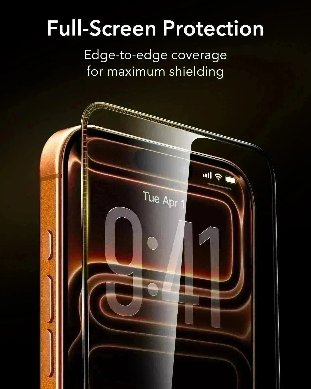 iPhone 17 Pro Bundle Cyber Tough Magnetic Case (Camera Control, Stash Stand) and Armorite Pro Screen Protector - Orange - Image 8