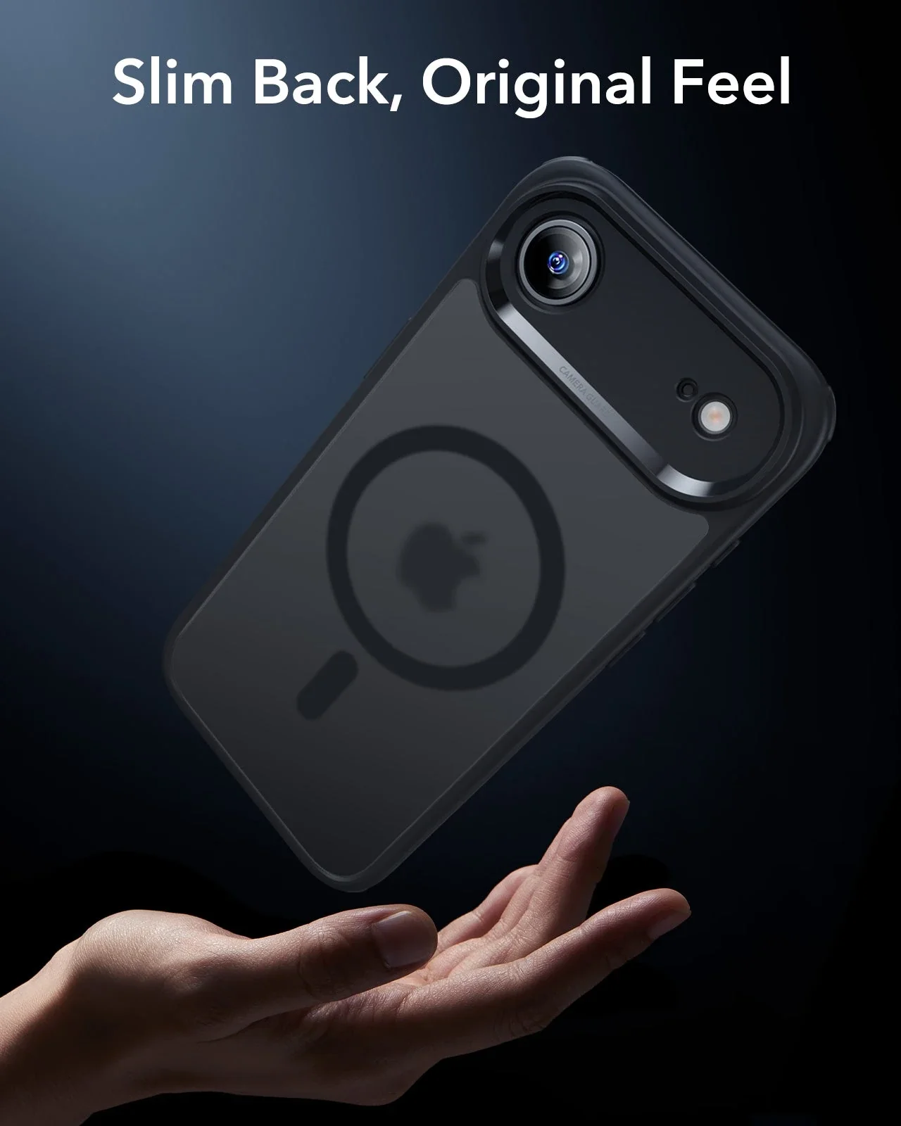 iPhone Air Classic Hybrid Magnetic Case (Camera Control) - Frosted Black - Image 7