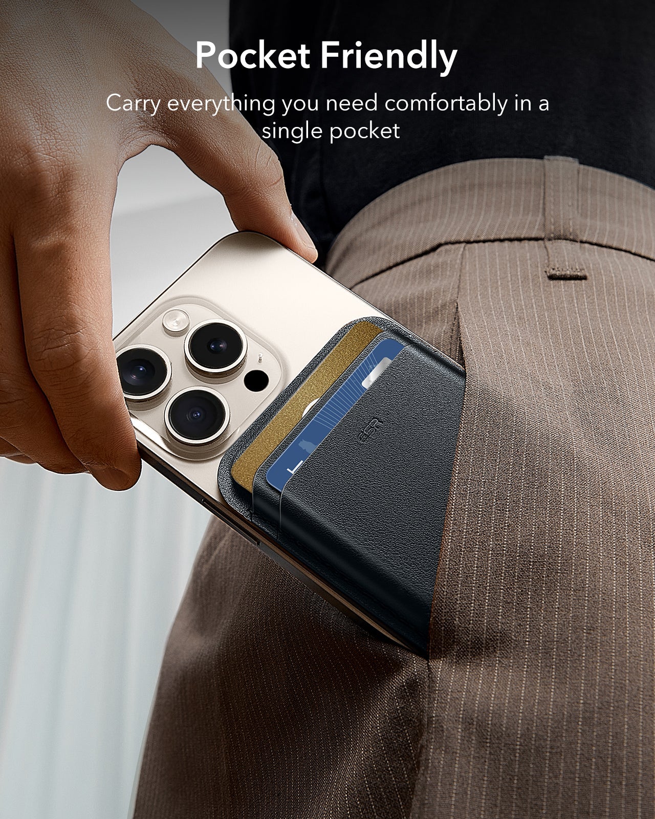 Magnetic Wallet Boost (HaloLock) - Dark Blue - Image 6