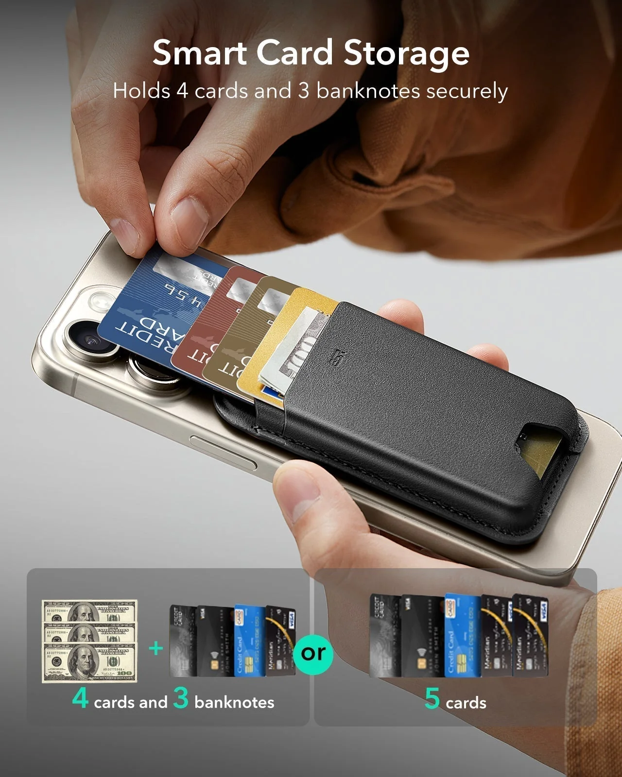 Magnetic Wallet Boost (HaloLock) - Pink - Image 2