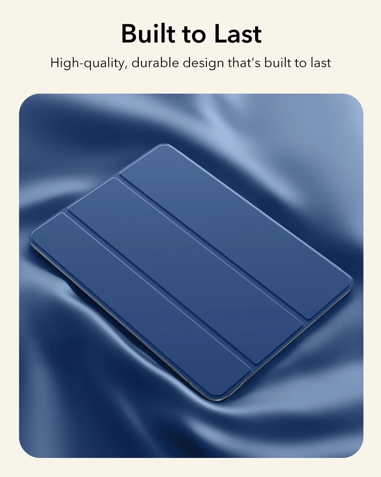 iPad 11" (A18) 2026 Rebound Magnetic Case - Navy Blue - Image 6