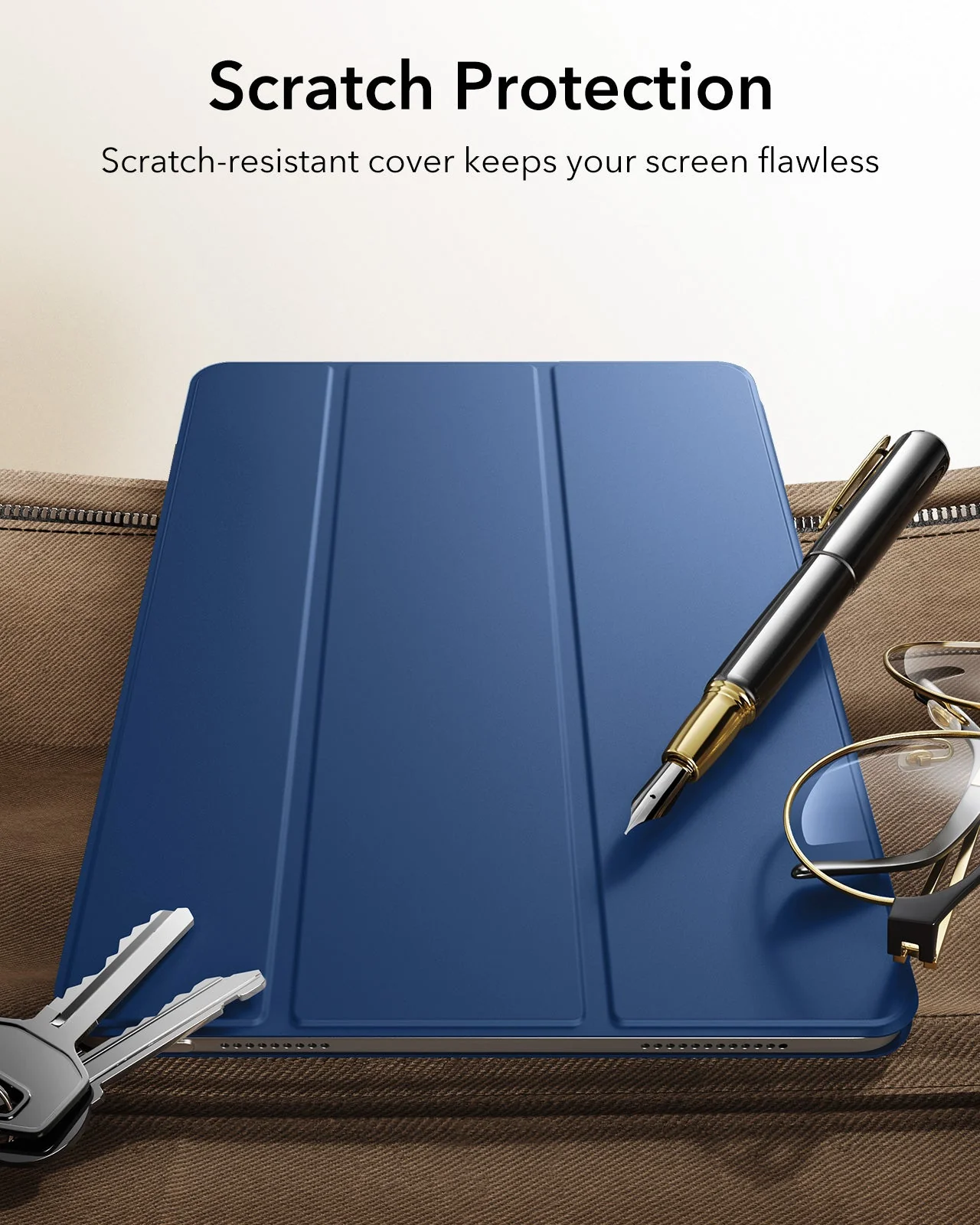 iPad 11" (A18) 2026 Rebound Magnetic Case - Navy Blue - Image 8