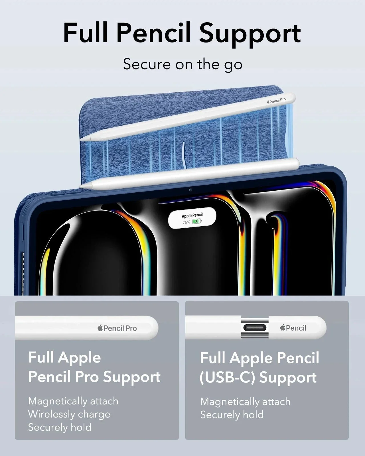 iPad Pro 11ʺ (2025) Rebound Transformation Bundle - Navy Blue - Image 8
