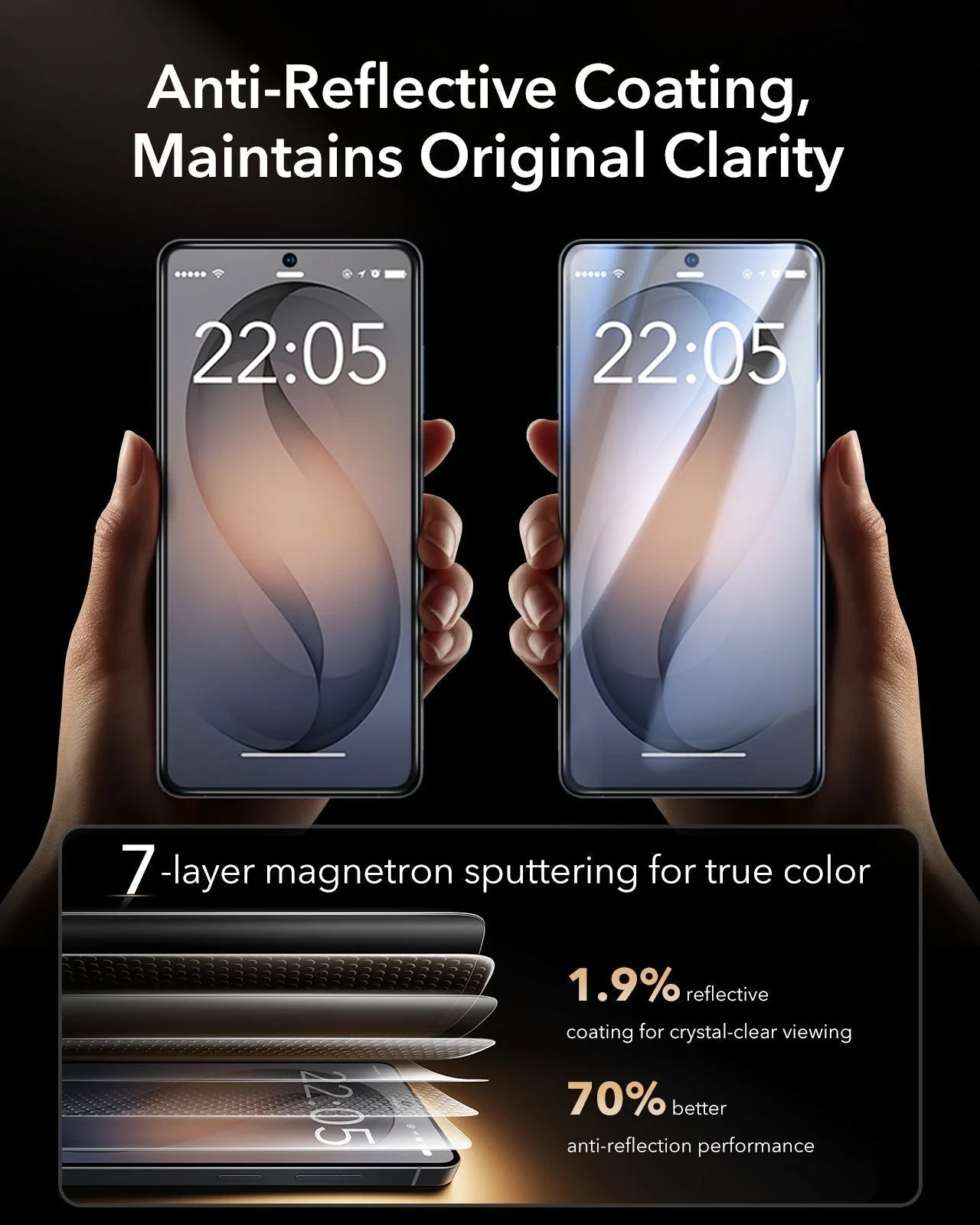 Galaxy S26 Ultra UltraFit Armorite® Pro Screen Protector - 3 Pack - Image 6