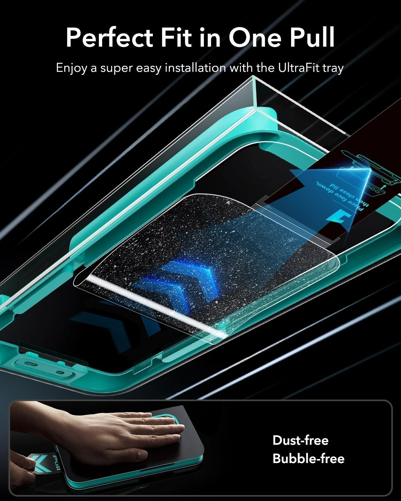 Galaxy S26 Ultra UltraFit Armorite®️ Privacy Screen Protector - 3 Pack - Image 4