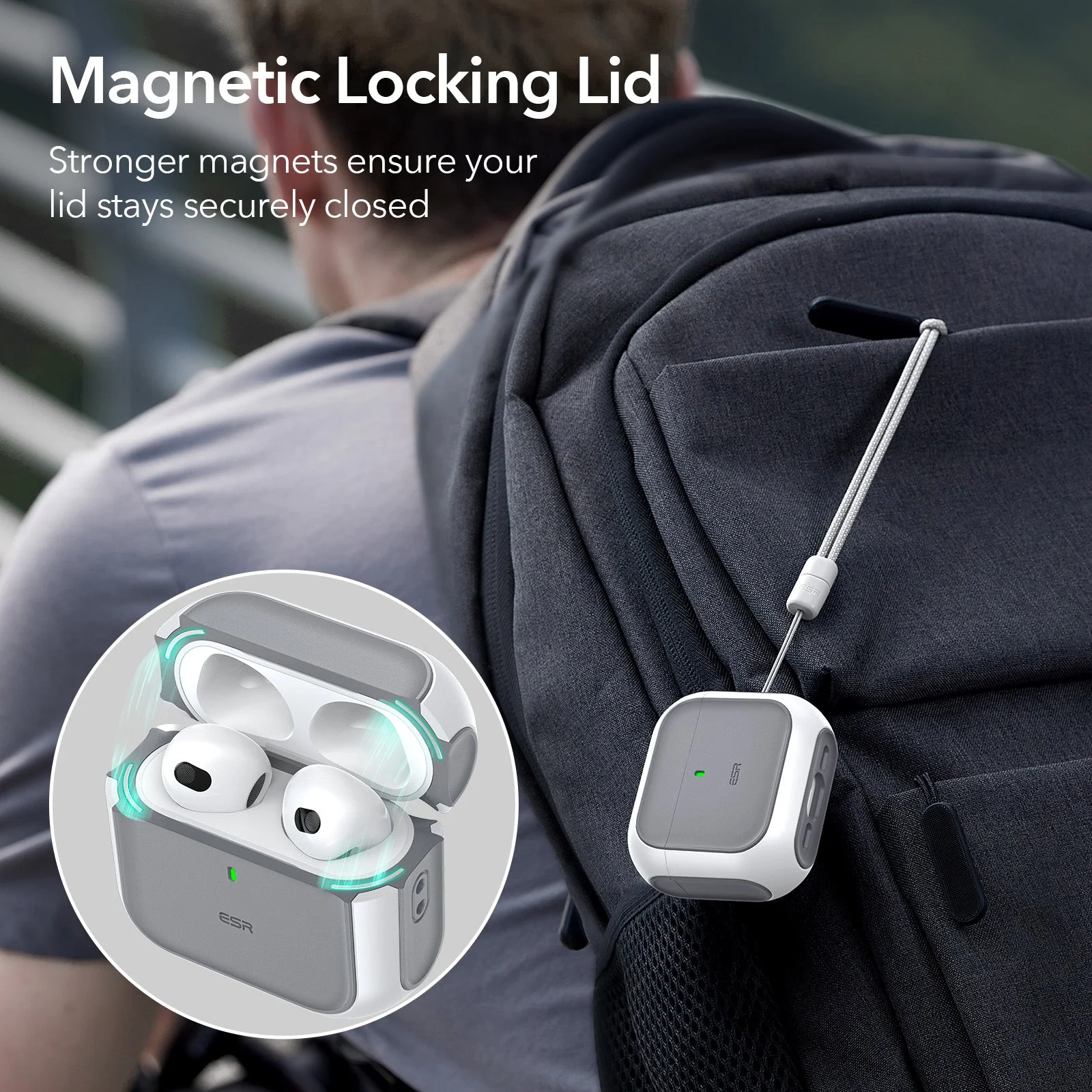Orbit Hybrid Everyday-Carry Bundle for AirPods 4 - Black - Image 4