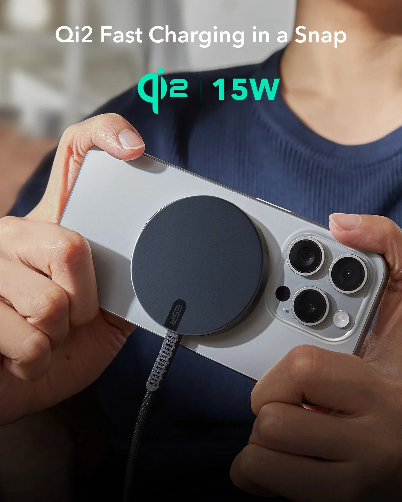 Orbit Hybrid Snap-and-Charge Bundle for AirPods 4 - Titanium - Image 11